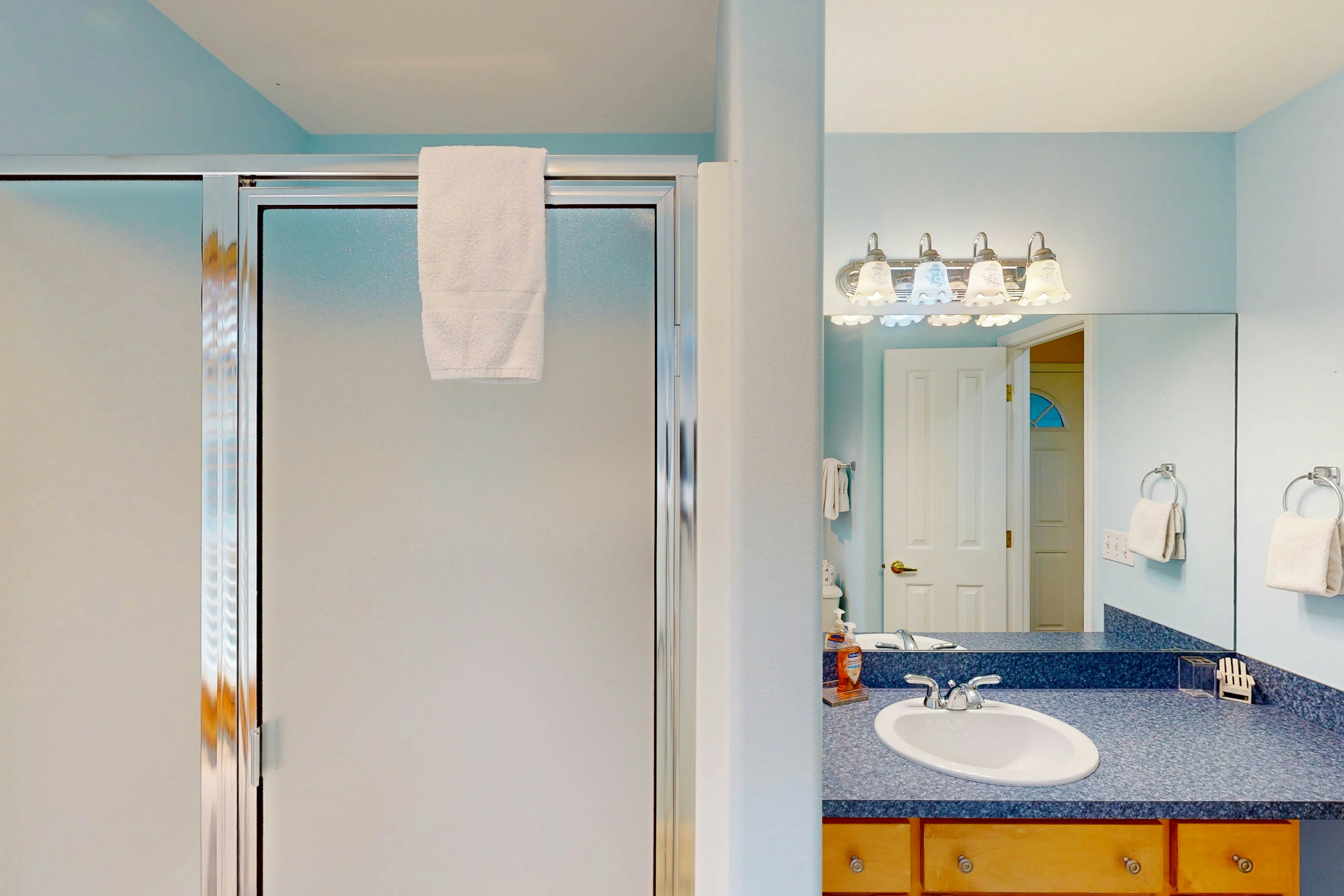 Dog-friendly house with ocean view & entertainment - walk to beach