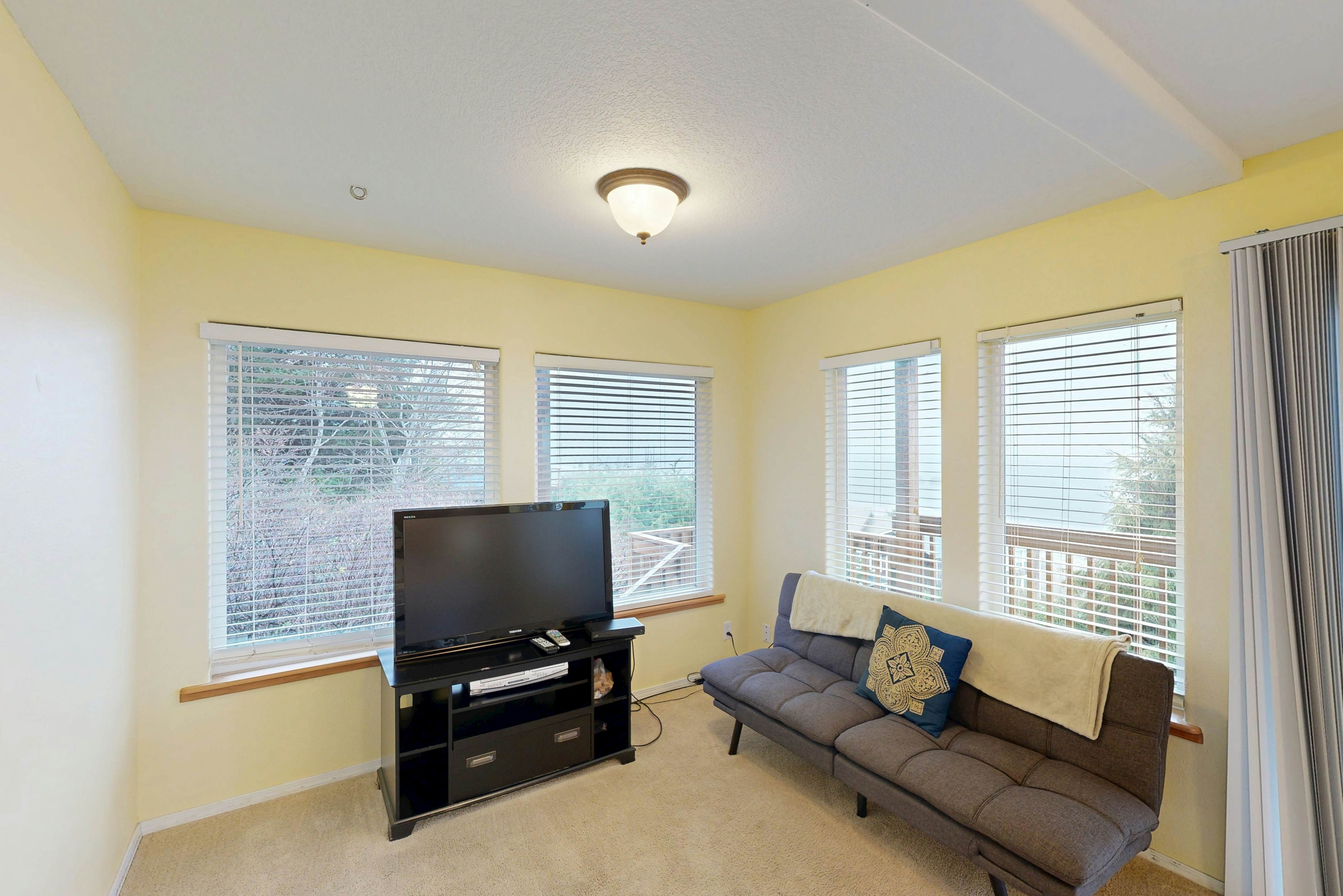 Dog-friendly house with ocean view & entertainment - walk to beach