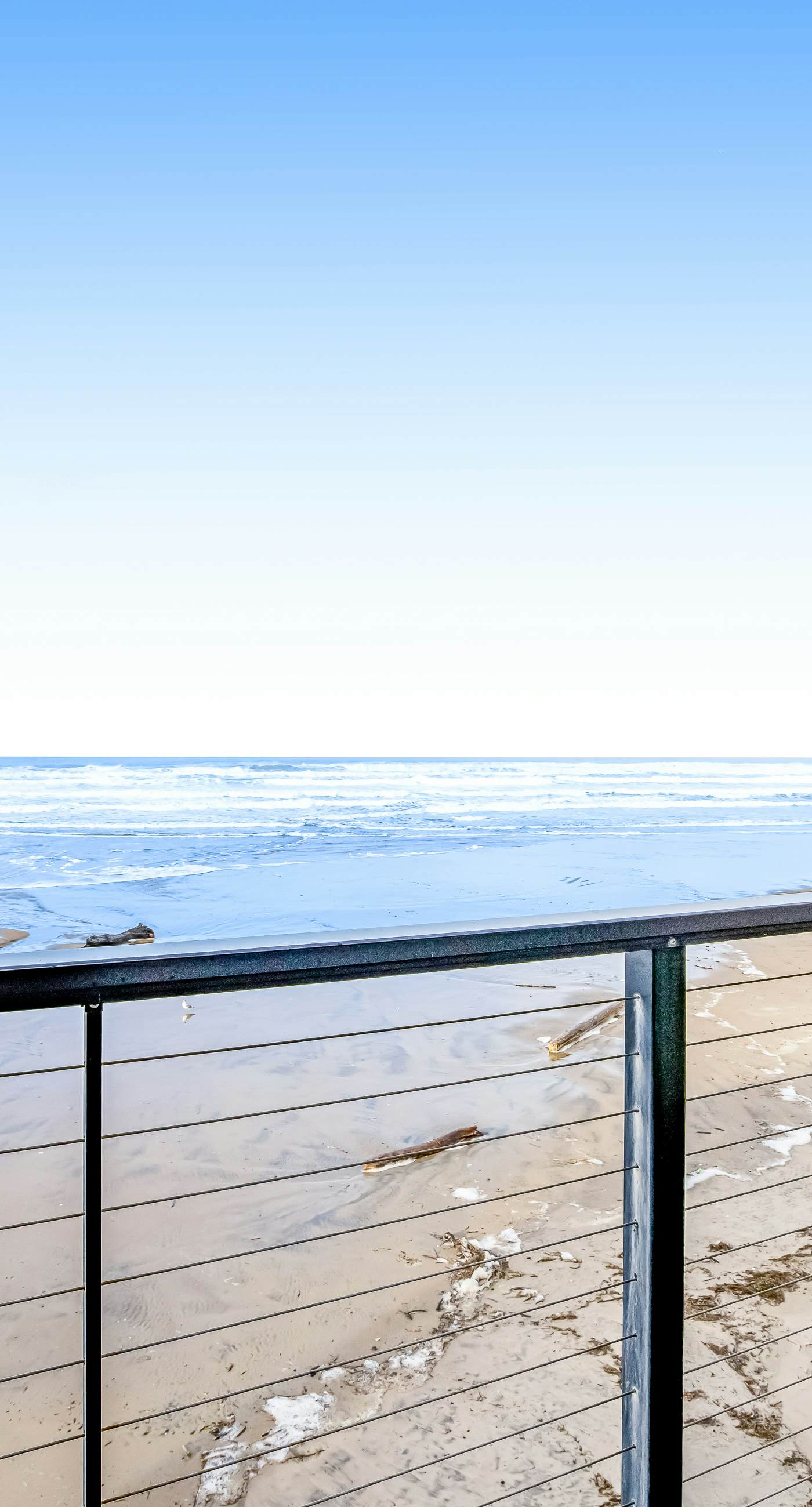 Waterfront condo with furnished balcony ocean views and great location