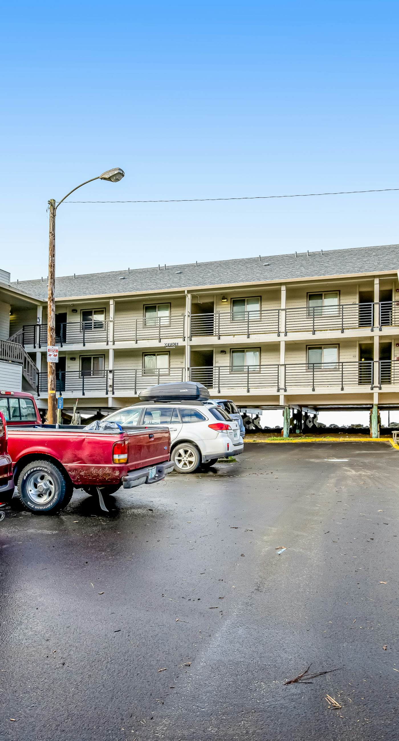 Waterfront condo with furnished balcony ocean views and great location