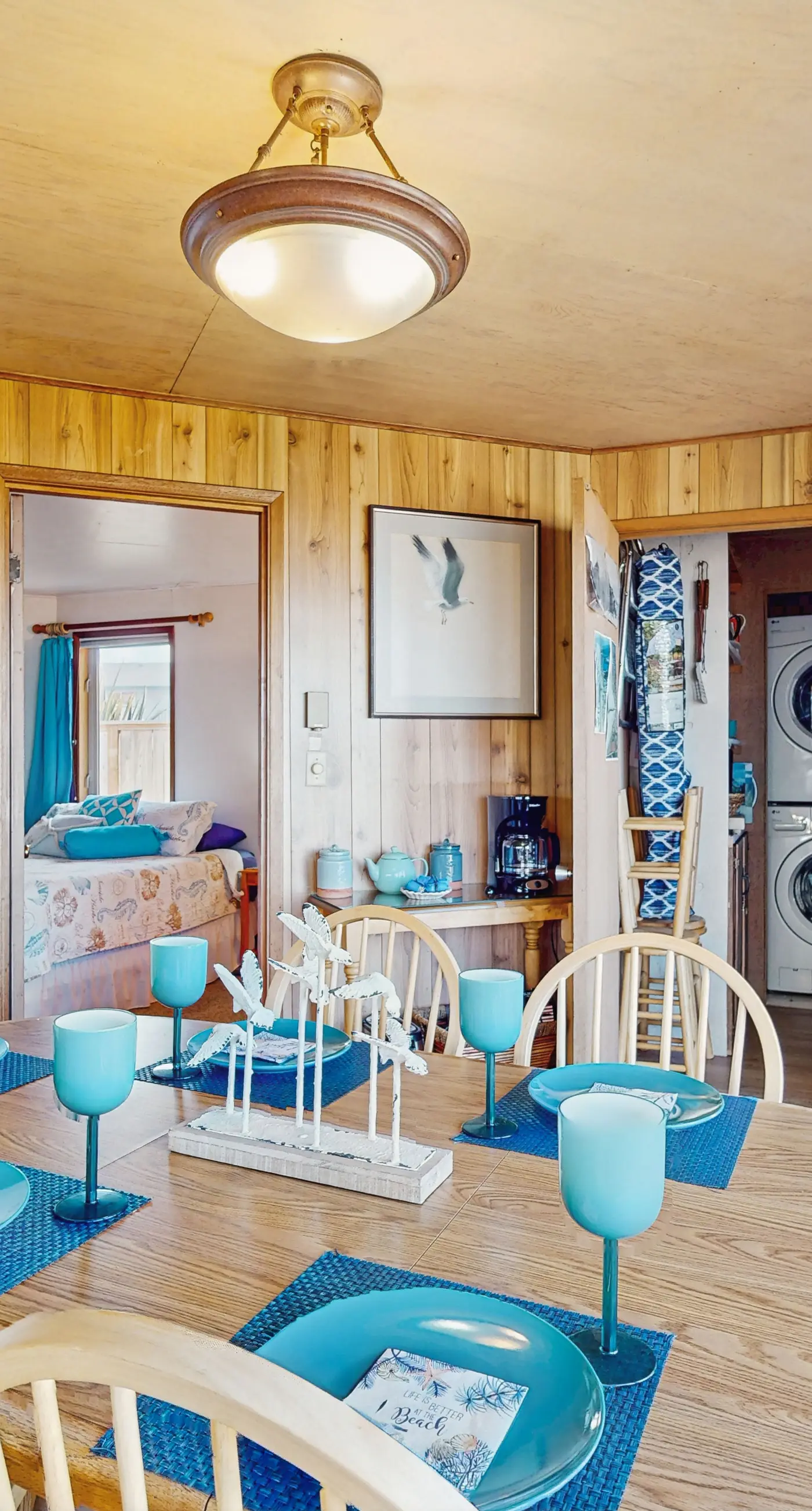 Dog friendly oceanfront house with sweeping ocean views and wood burning fireplace