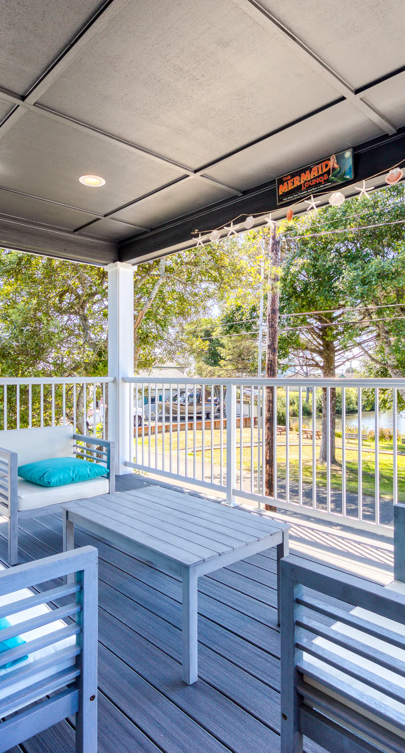 Newly built home with lake view and game room steps to downtown walk to beach