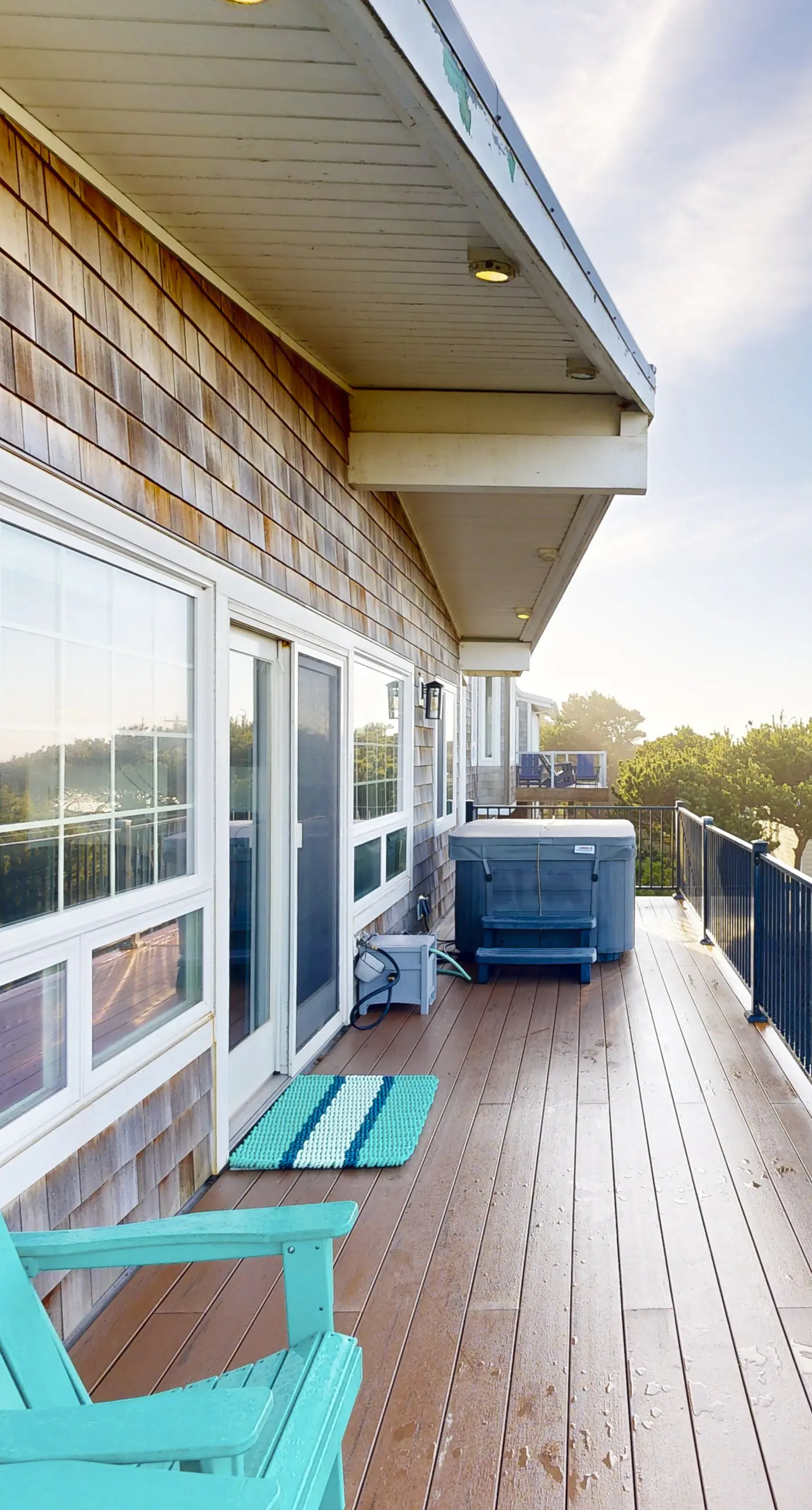 Ocean and Lake View Home with Private Hot Tub 1 2 Block to Beach Dogs OK