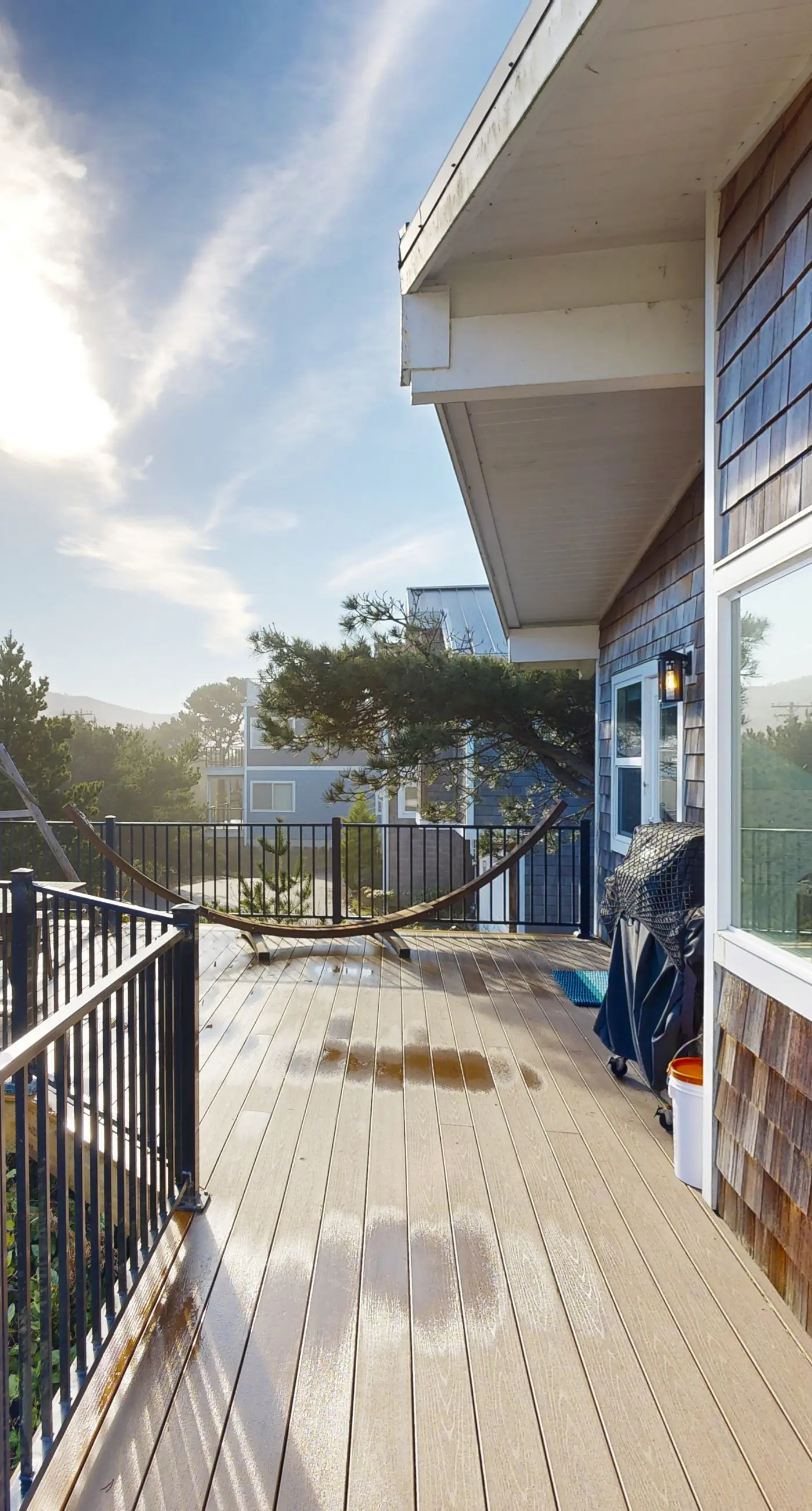 Ocean and Lake View Home with Private Hot Tub 1 2 Block to Beach Dogs OK