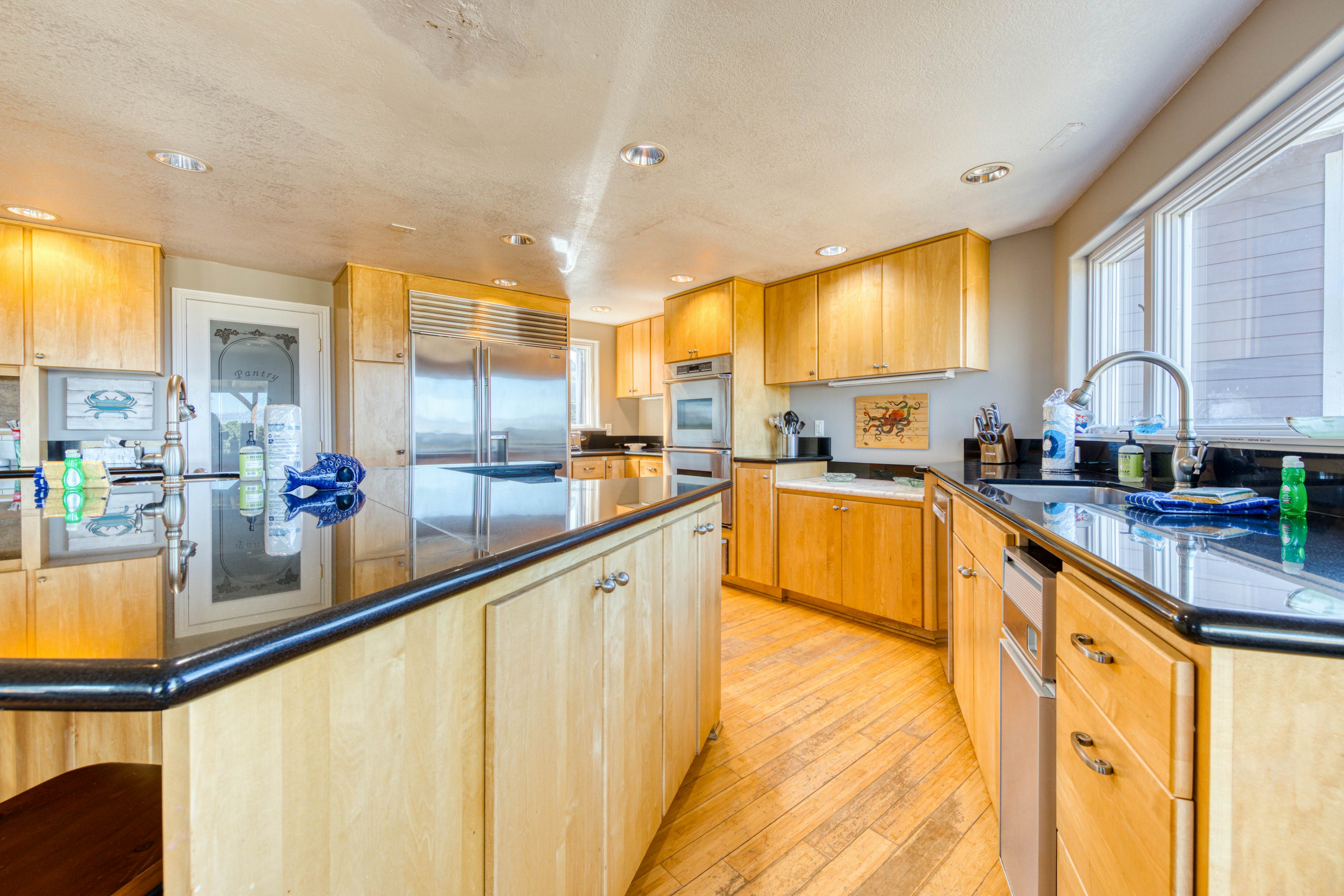 Oceanfront, dog-friendly beach house with game room & plenty of room