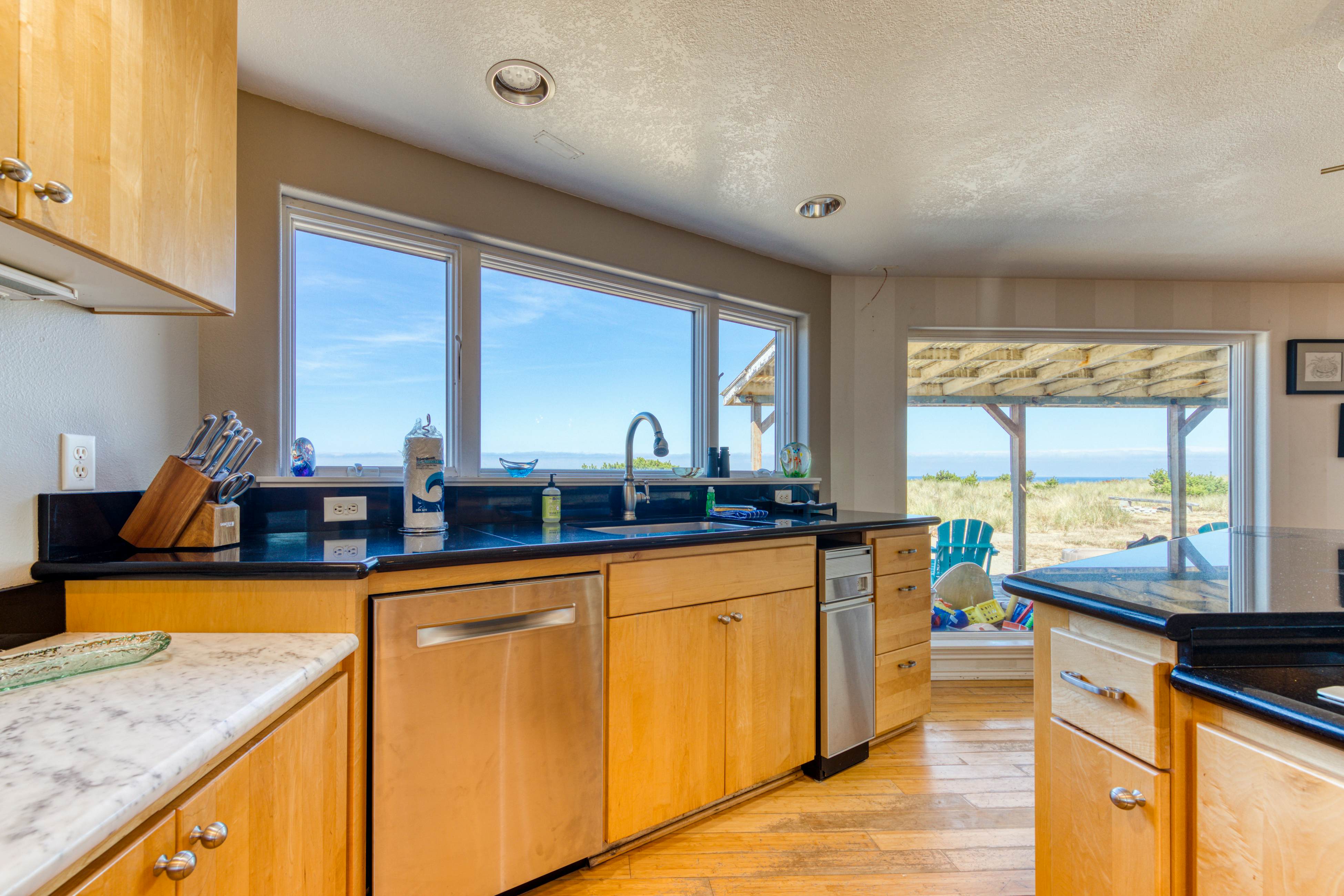 Oceanfront, dog-friendly beach house with game room & plenty of room