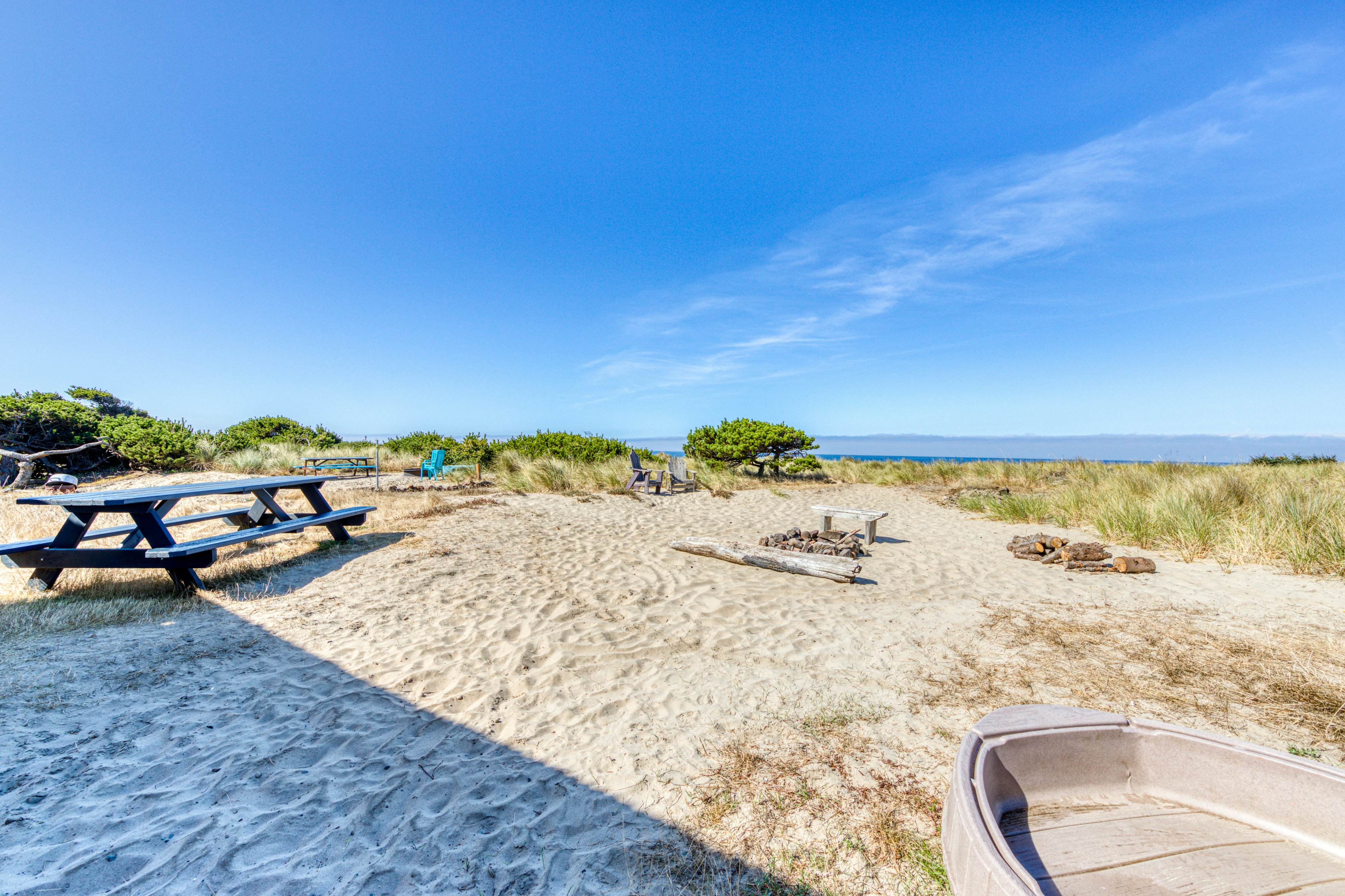 Oceanfront, dog-friendly beach house with game room & plenty of room