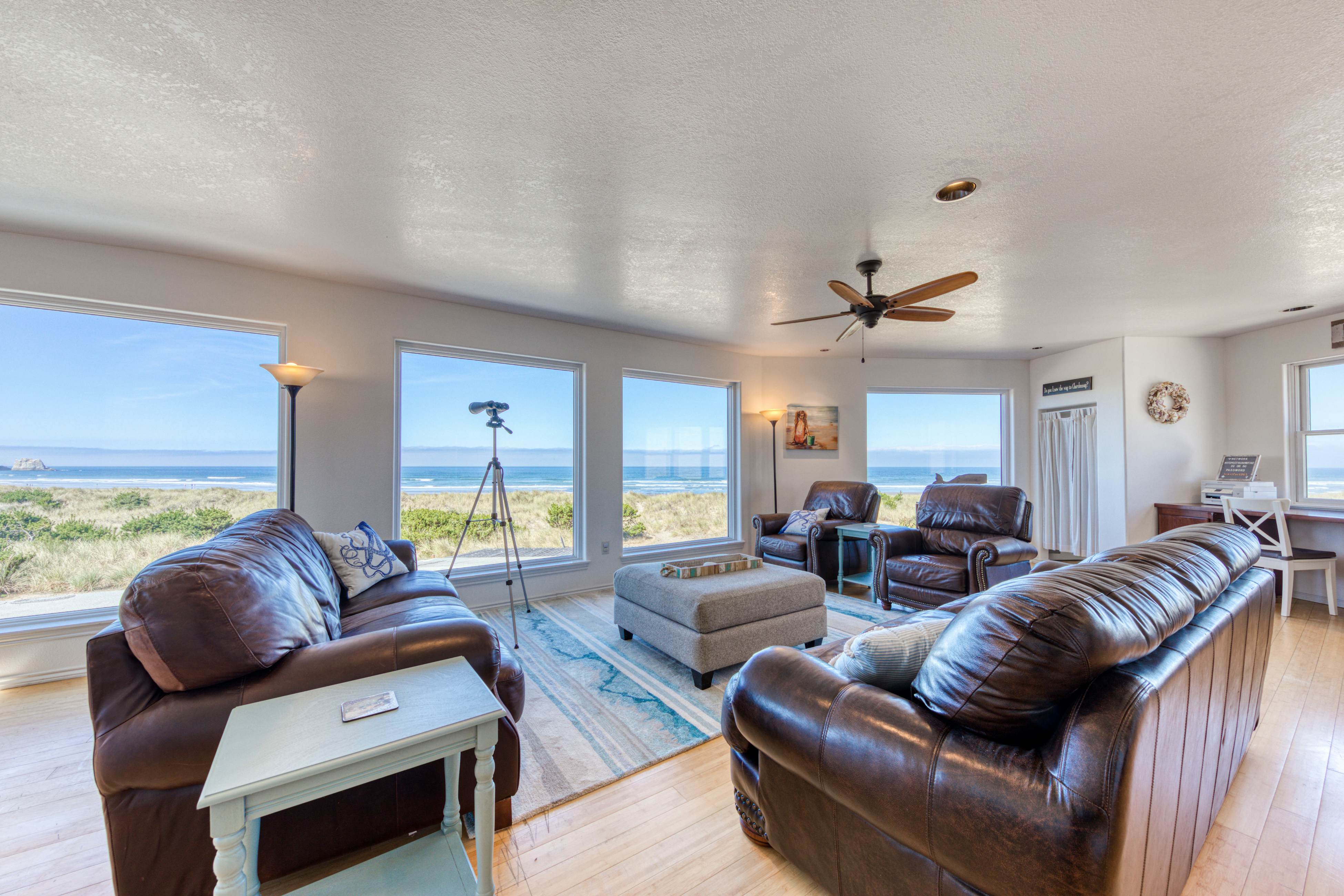 Oceanfront, dog-friendly beach house with game room & plenty of room