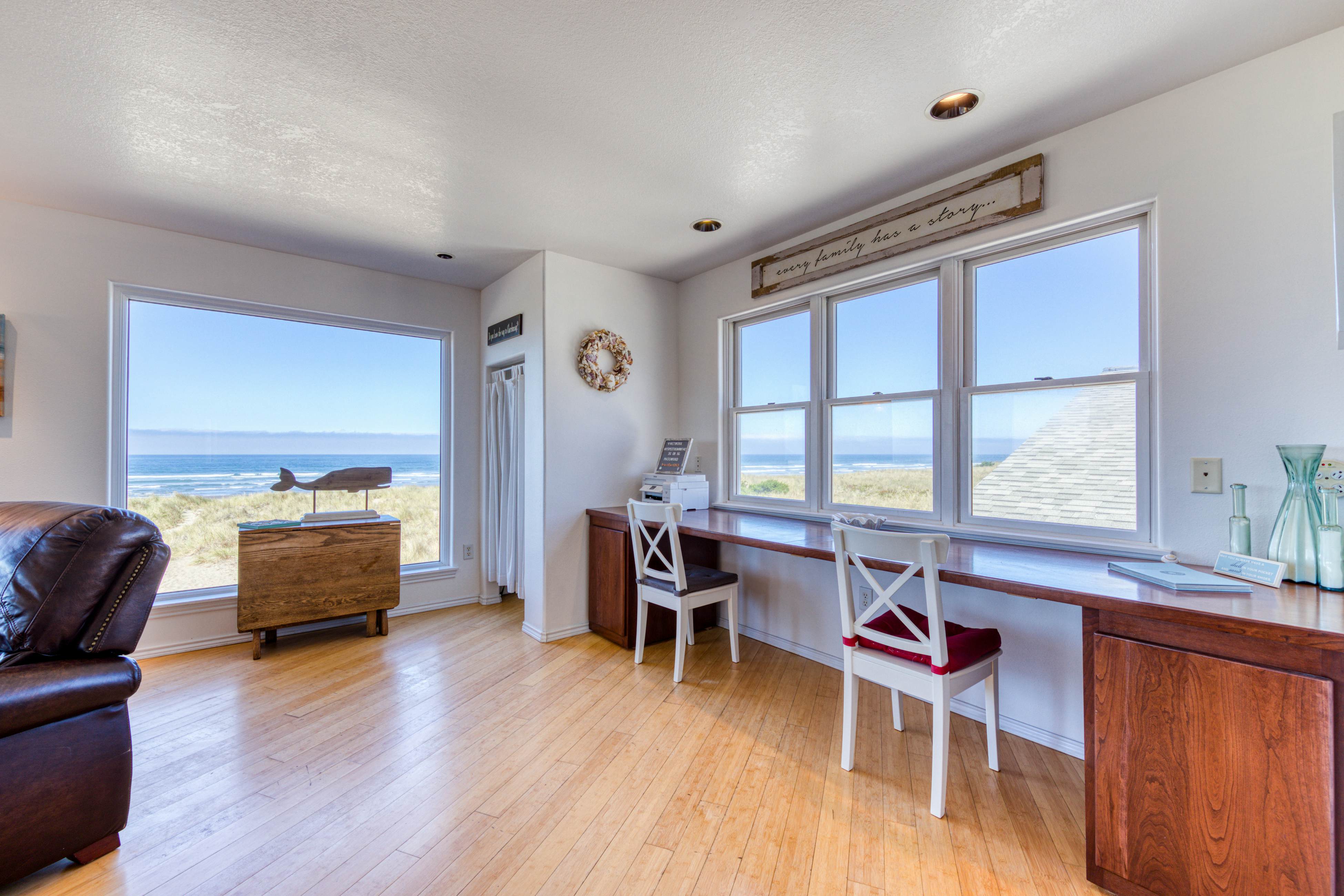 Oceanfront, dog-friendly beach house with game room & plenty of room