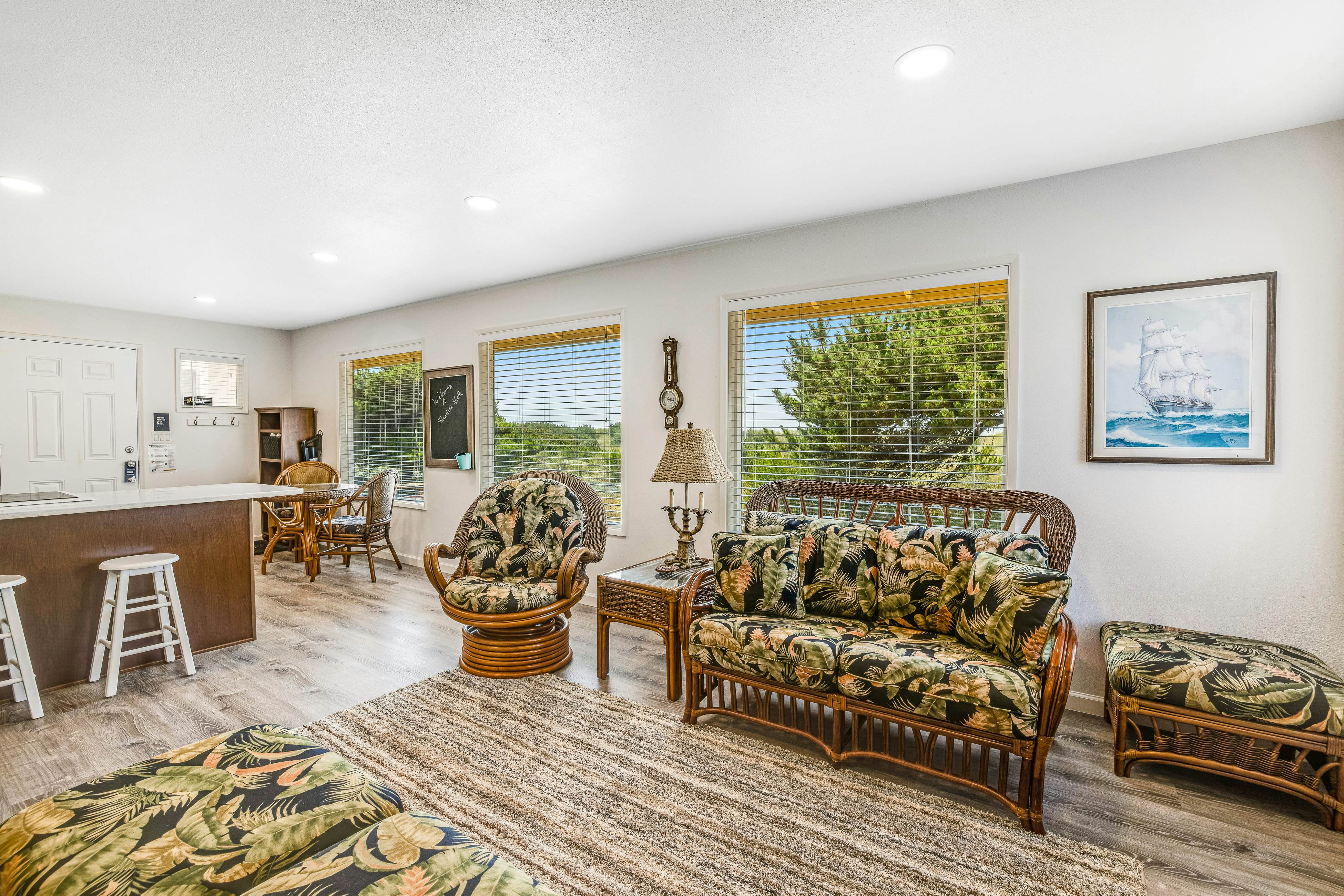 Entire oceanfront duplex with ocean view, expansive deck & beach access