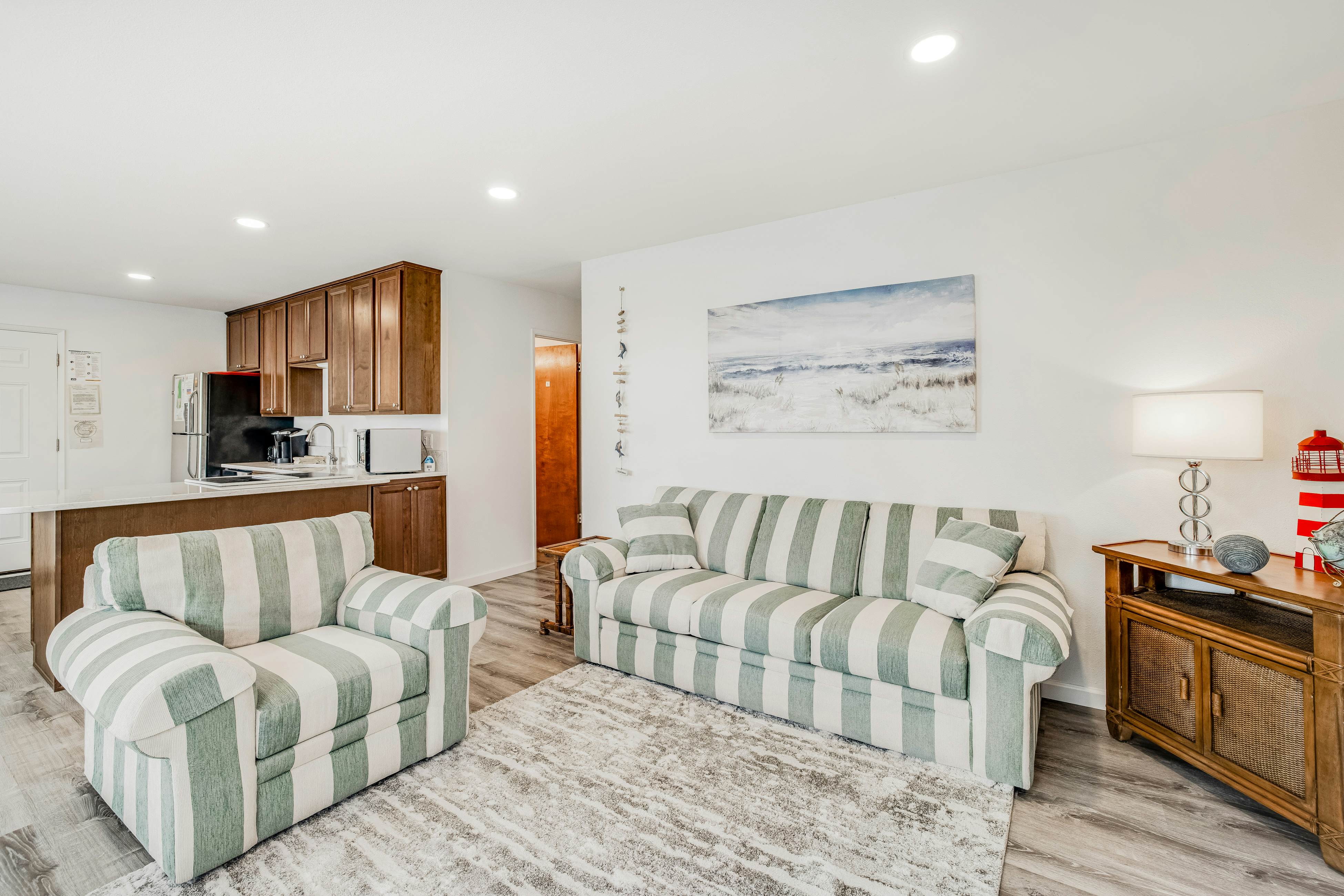 Entire oceanfront duplex with ocean view, expansive deck & beach access