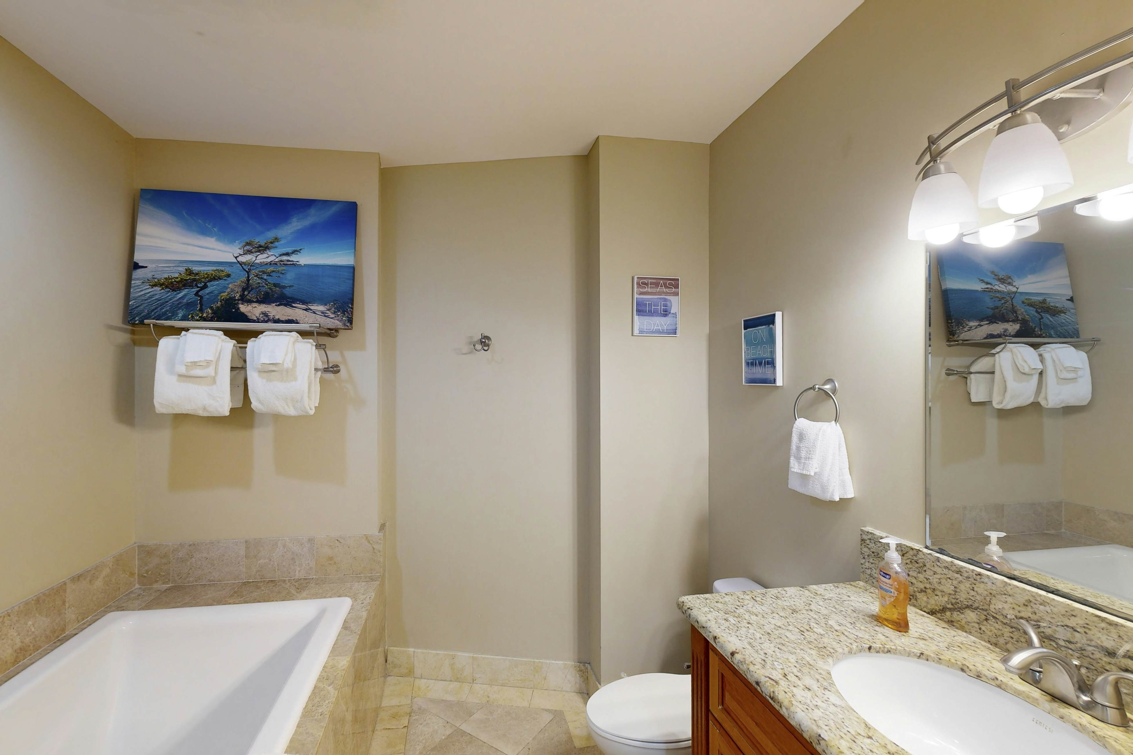 Gorgeous oceanfront condo with great views & beach access