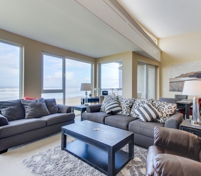 Contemporary oceanfront condo with amazing views dog friendly