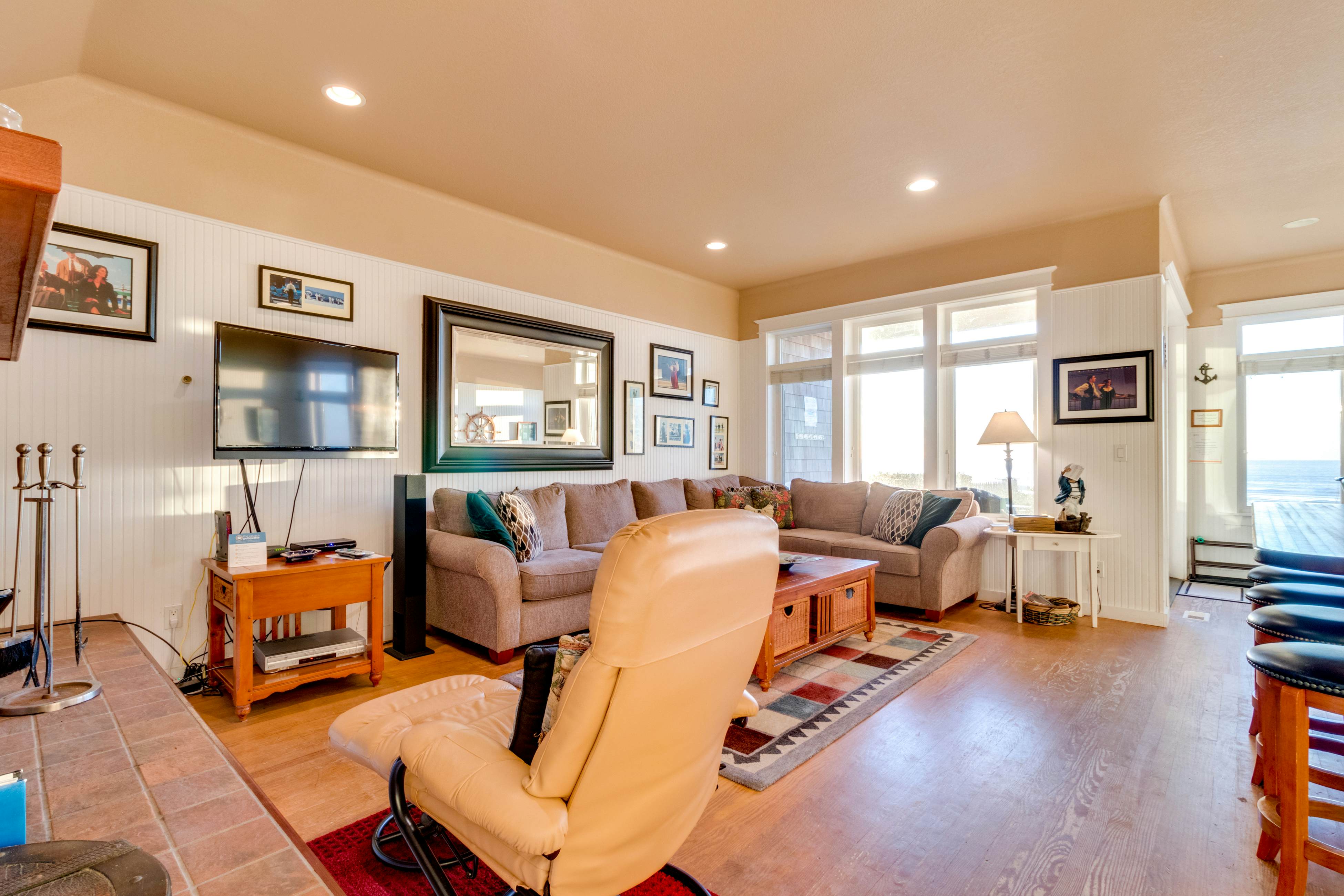 Dog-Friendly, Waterfront Bungalow Just Steps to the Sand and Waves