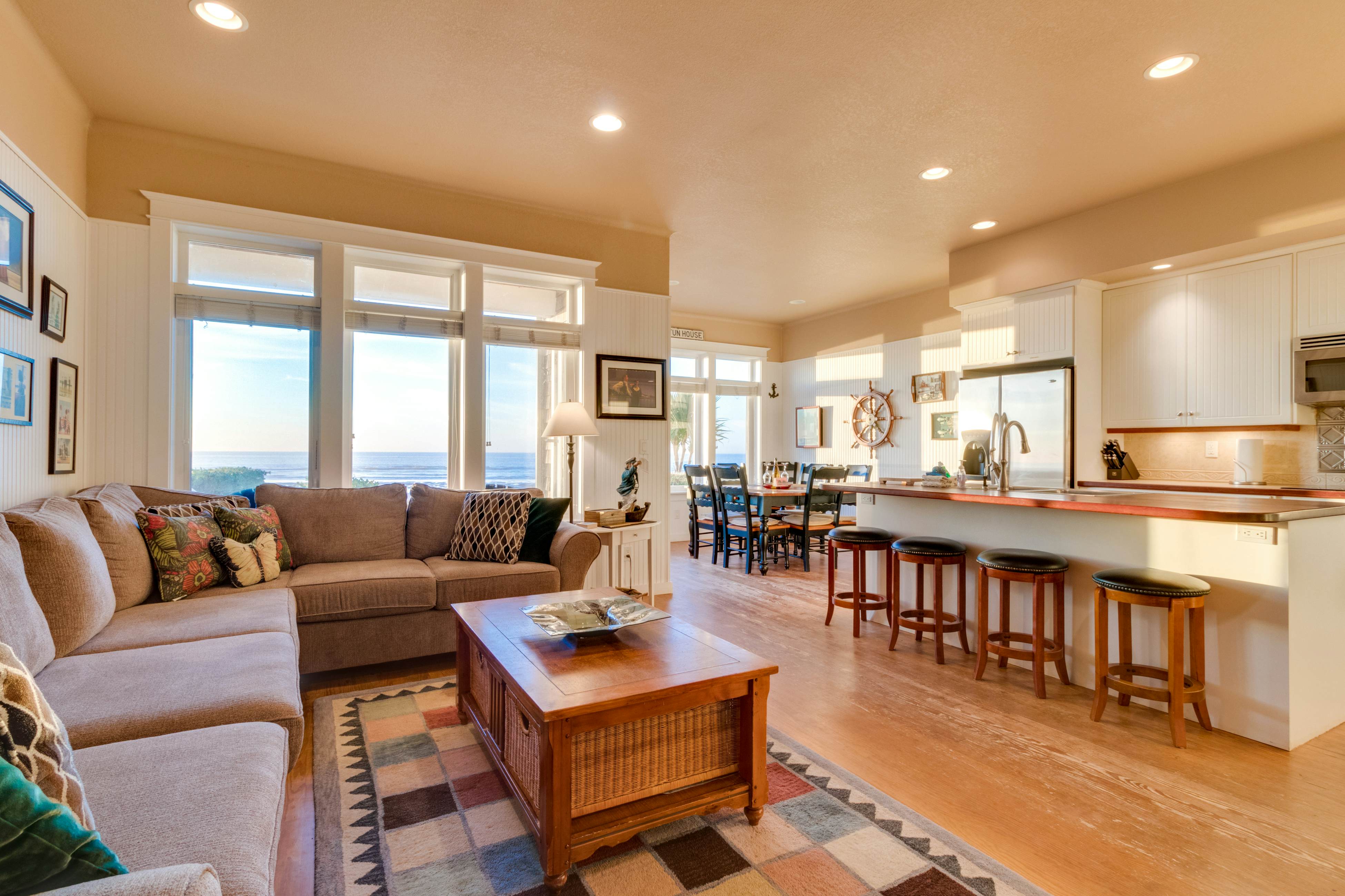 Dog-Friendly, Waterfront Bungalow Just Steps to the Sand and Waves