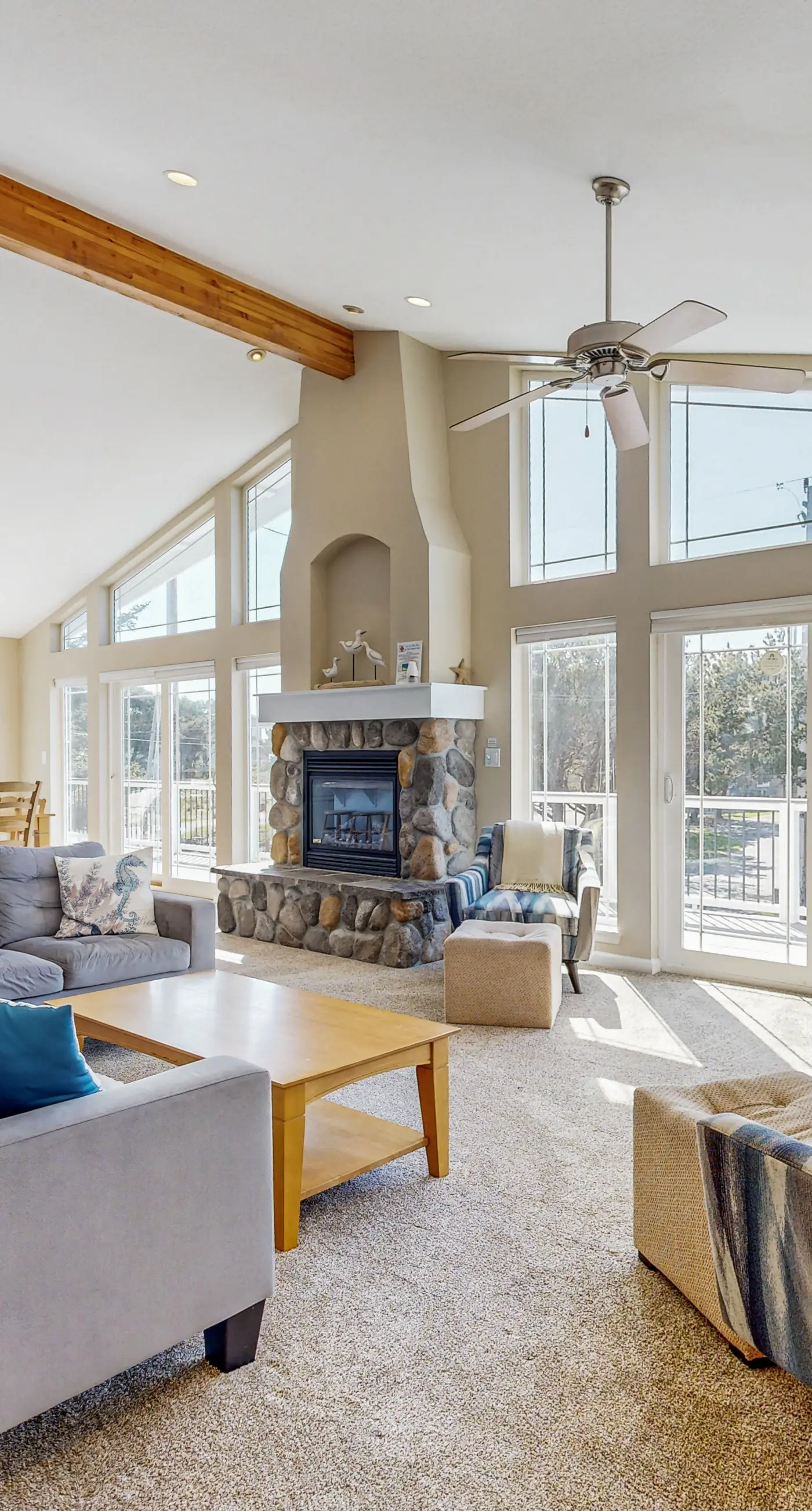 Ocean side home steps from sand dog friendly