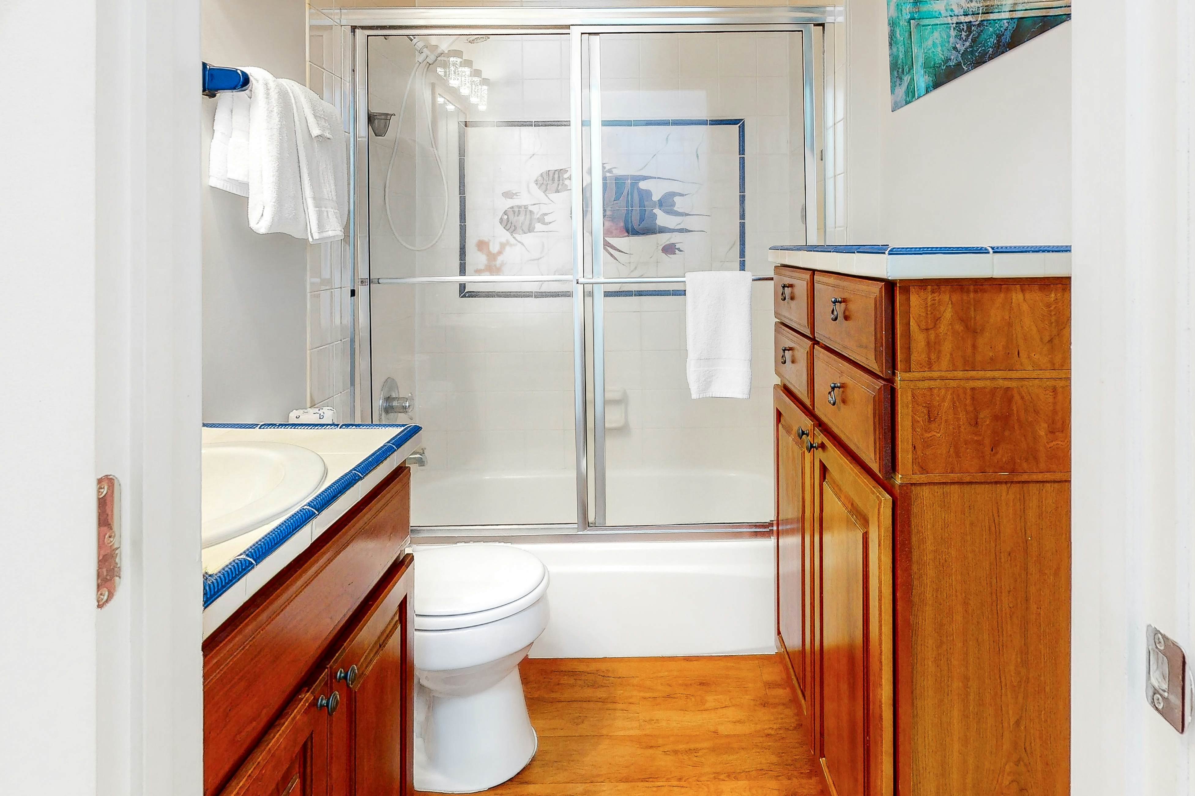 Dog-friendly condo with ocean views, private balcony & great location