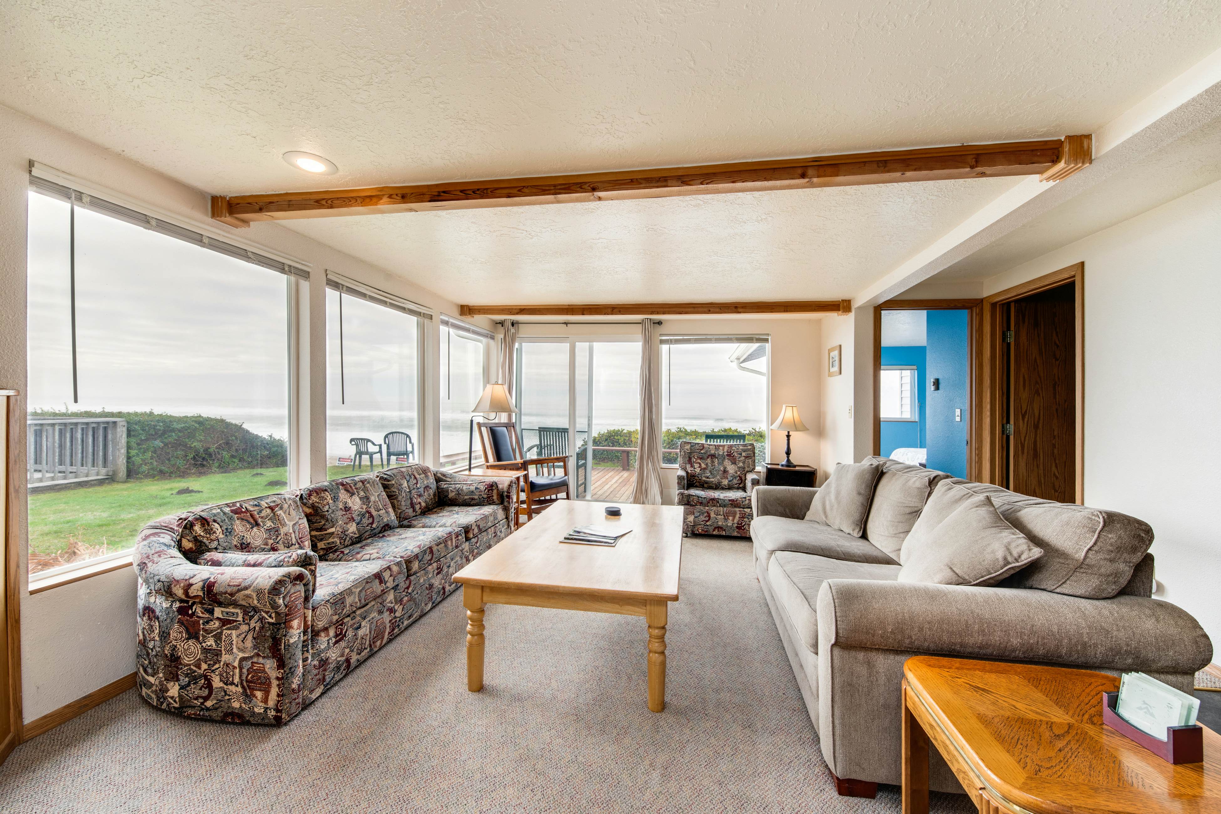 Dog-Friendly Oceanfront Home with Easy Beach Access & Large Deck - Walk to Park