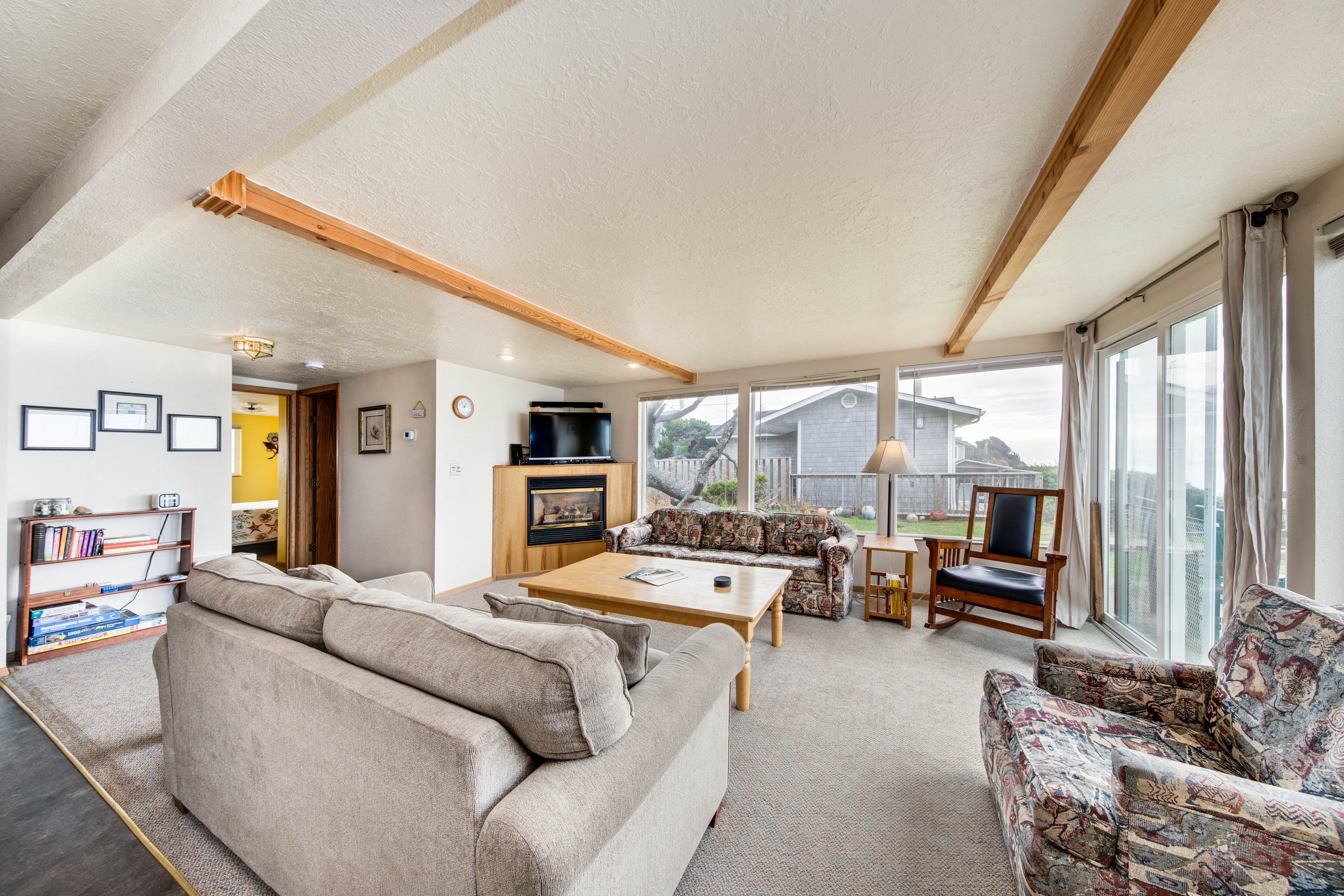 Dog-Friendly Oceanfront Home with Easy Beach Access & Large Deck - Walk to Park