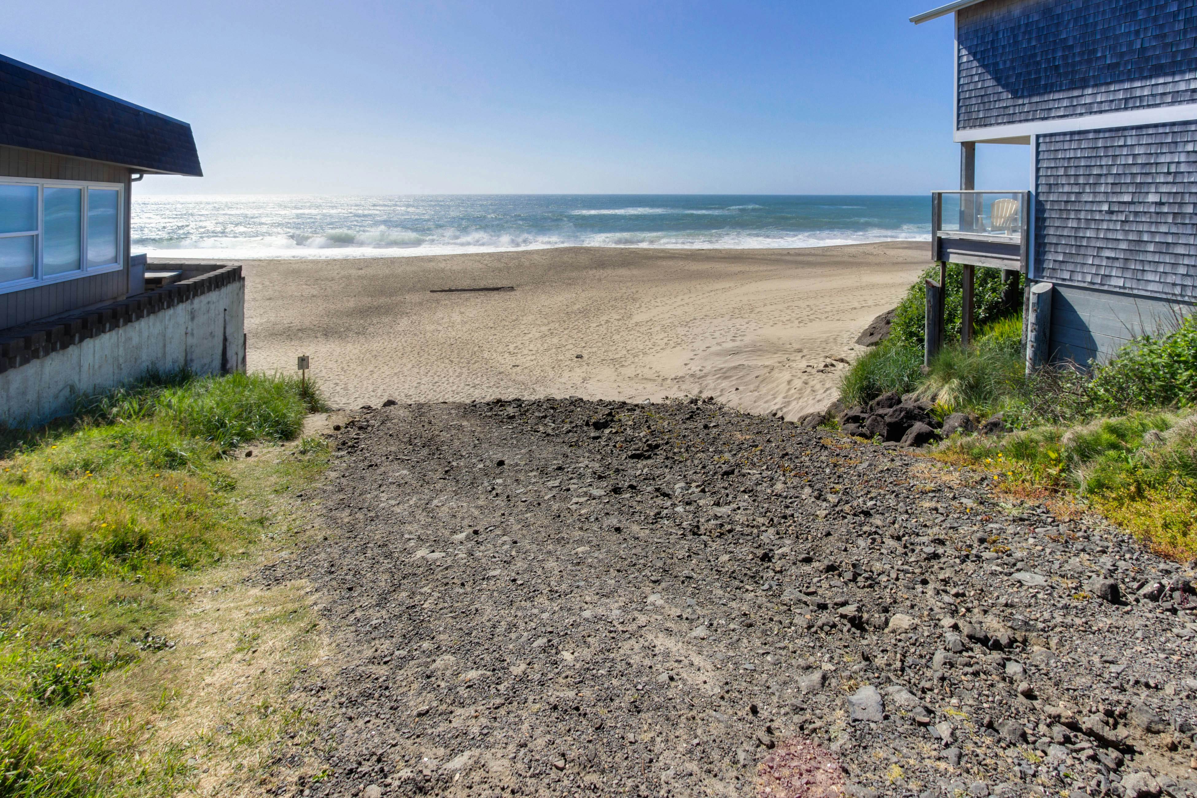 Dog-Friendly Oceanfront Home with Easy Beach Access & Large Deck - Walk to Park