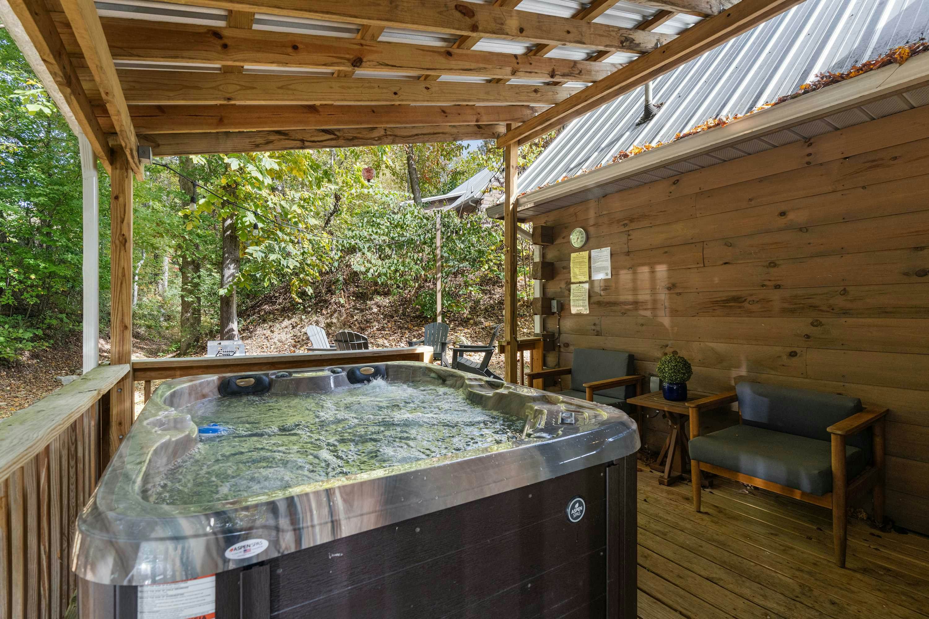 Smoky Mountain Hideaway with Hot Tub & Firepit!