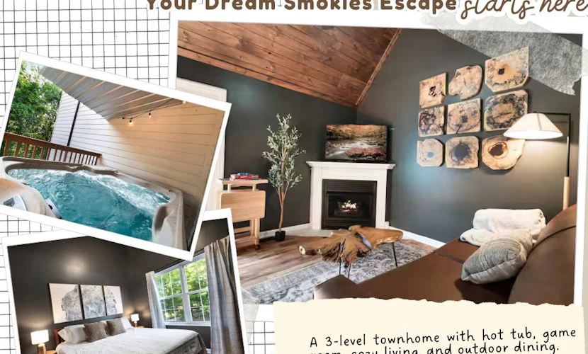 Near Pkwy / Dollywood, Sleeps 6・Hot tub・Game Room