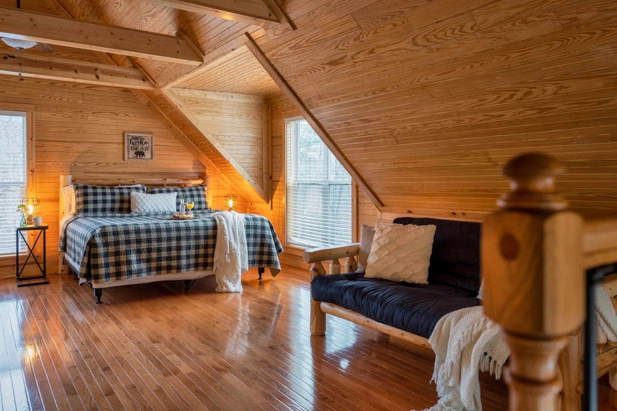 Luxury Cabin w/ Mountain view・Hot Tub, Fire pit