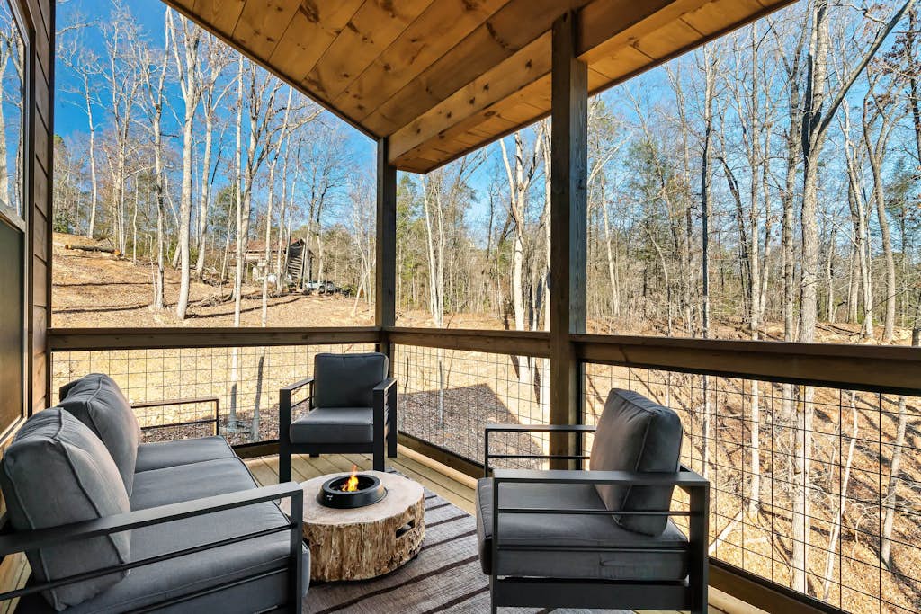 Luxury Cabin w/ View・Pool・Hot Tub・Games・Fire pit