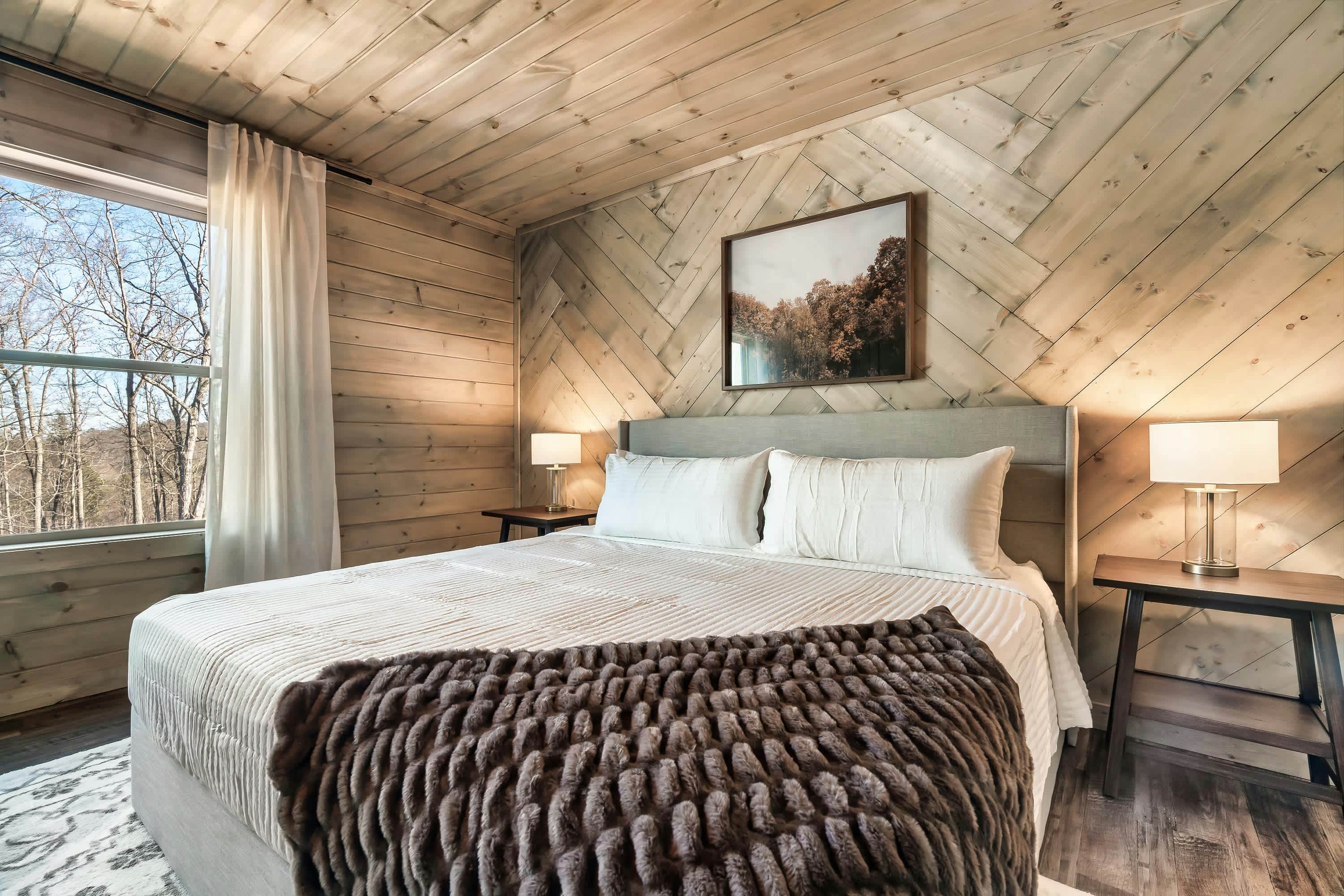 Luxury Cabin w/ View・Pool・Hot Tub・Games・Fire pit