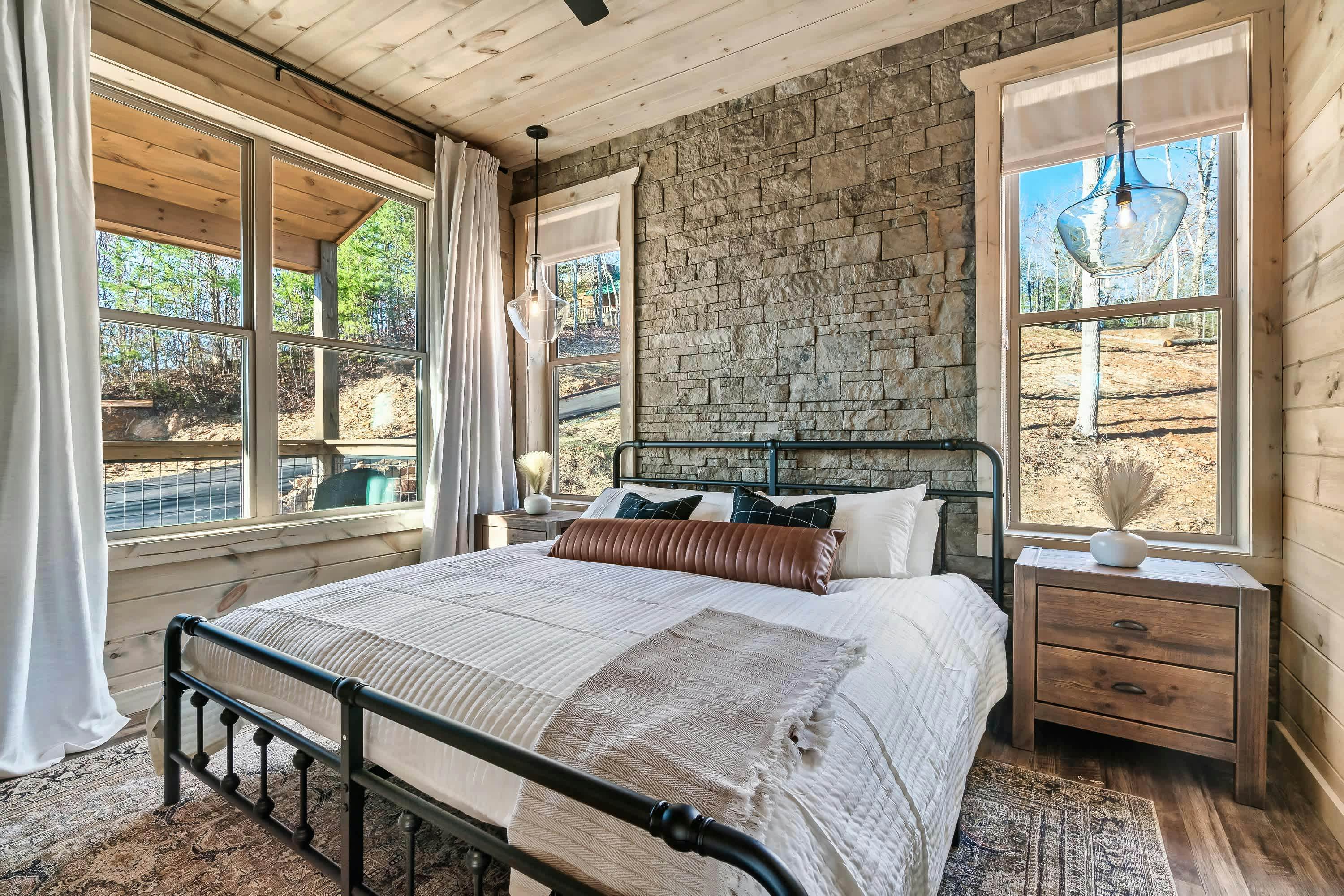 Luxury Cabin w/ View・Pool・Hot Tub・Games・Fire pit