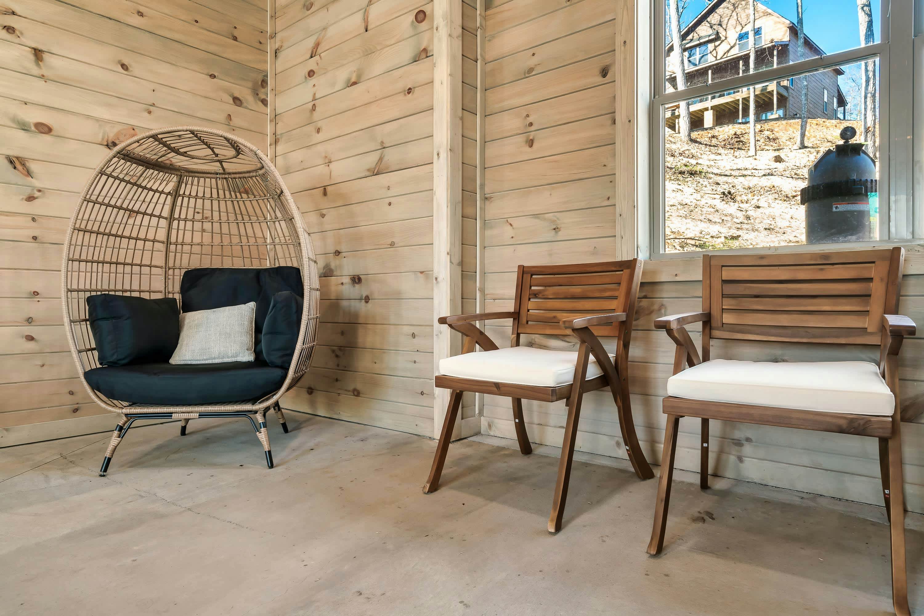 Luxury Cabin w/ View・Pool・Hot Tub・Games・Fire pit