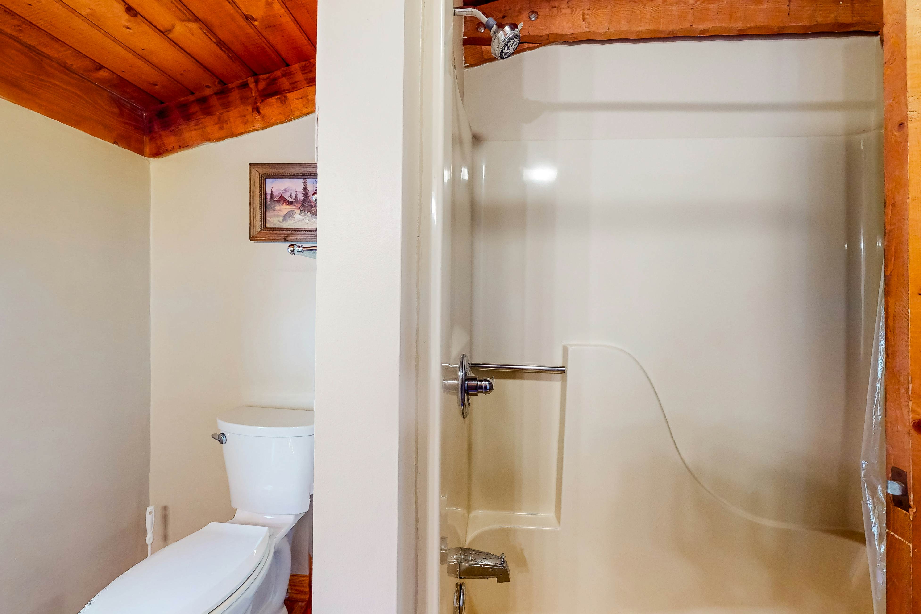 2-story cabin w/ fireplace, firepit, & private hot tub + free attraction tickets