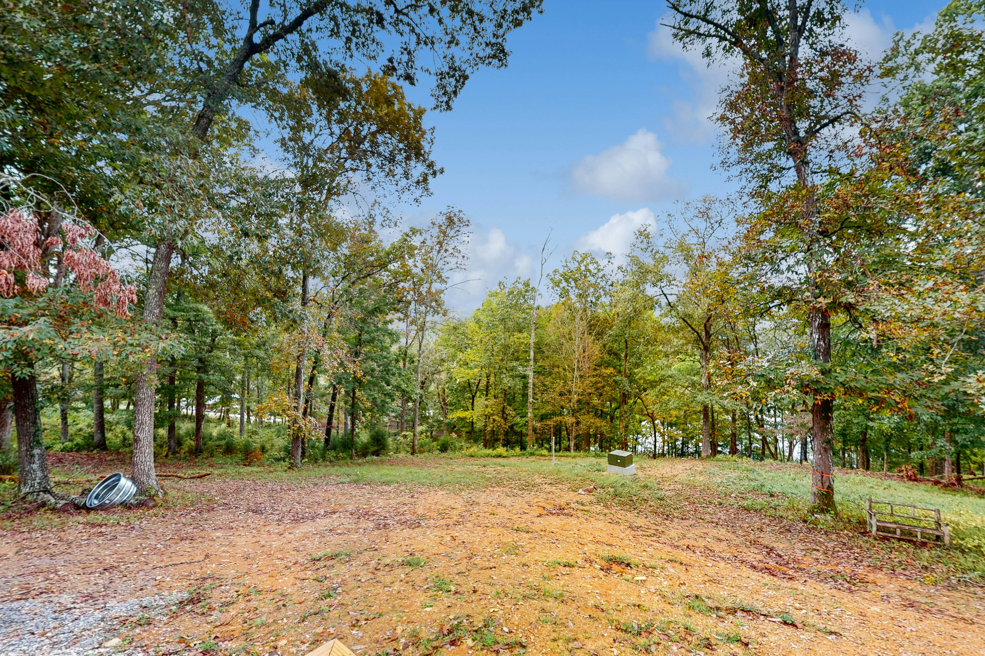 Tiny home studio with kitchenette, grill and front porch