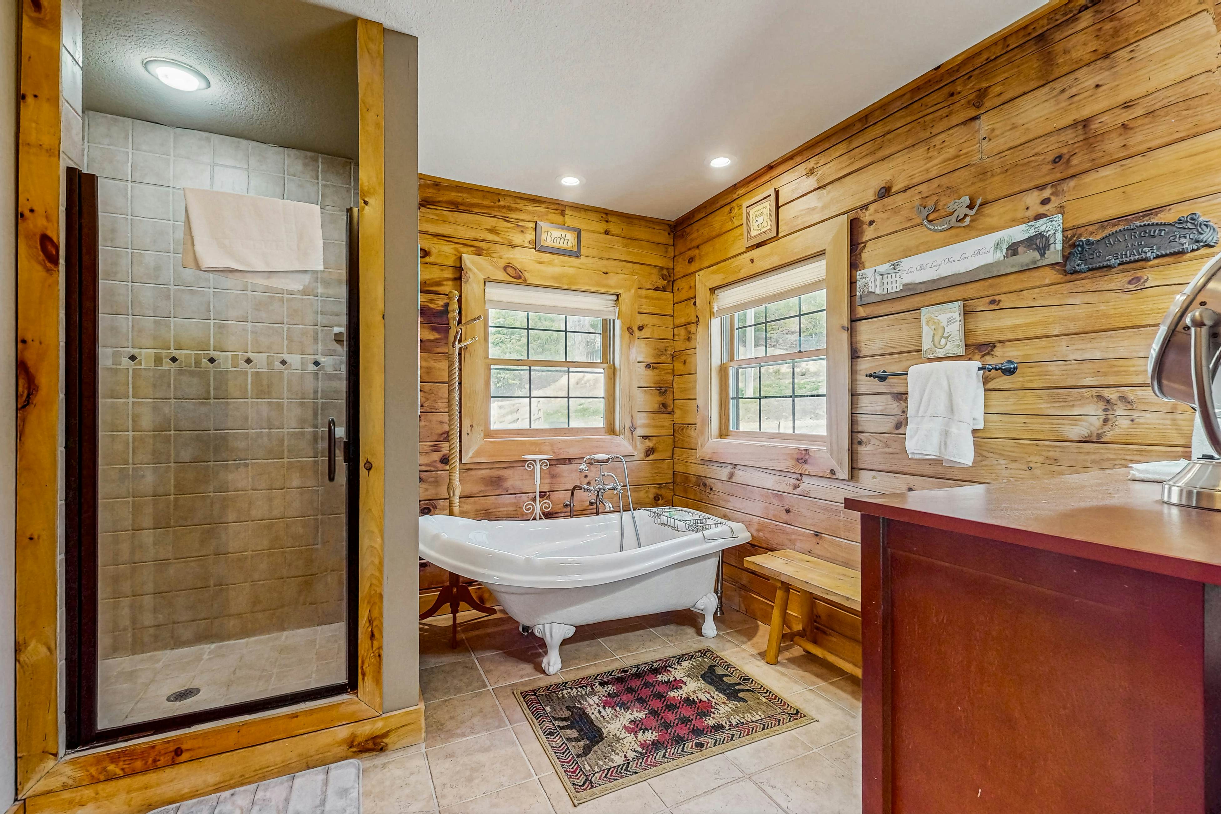 Cozy Home with Hot Tub, Stunning Views, Fire Pit, and Large Fenced-In Yard