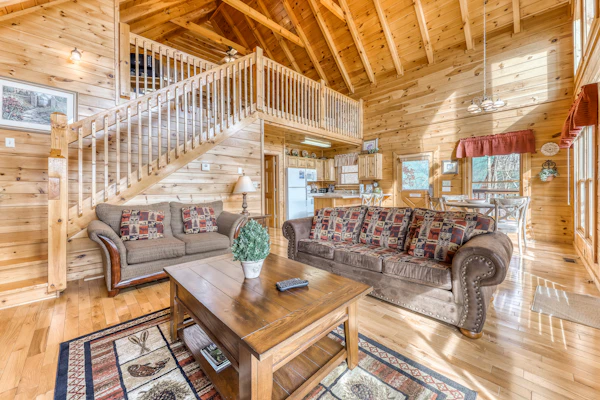 Luxe Cabin, Sleeps 4, Mtn views, Hot Tub, Shared Pool