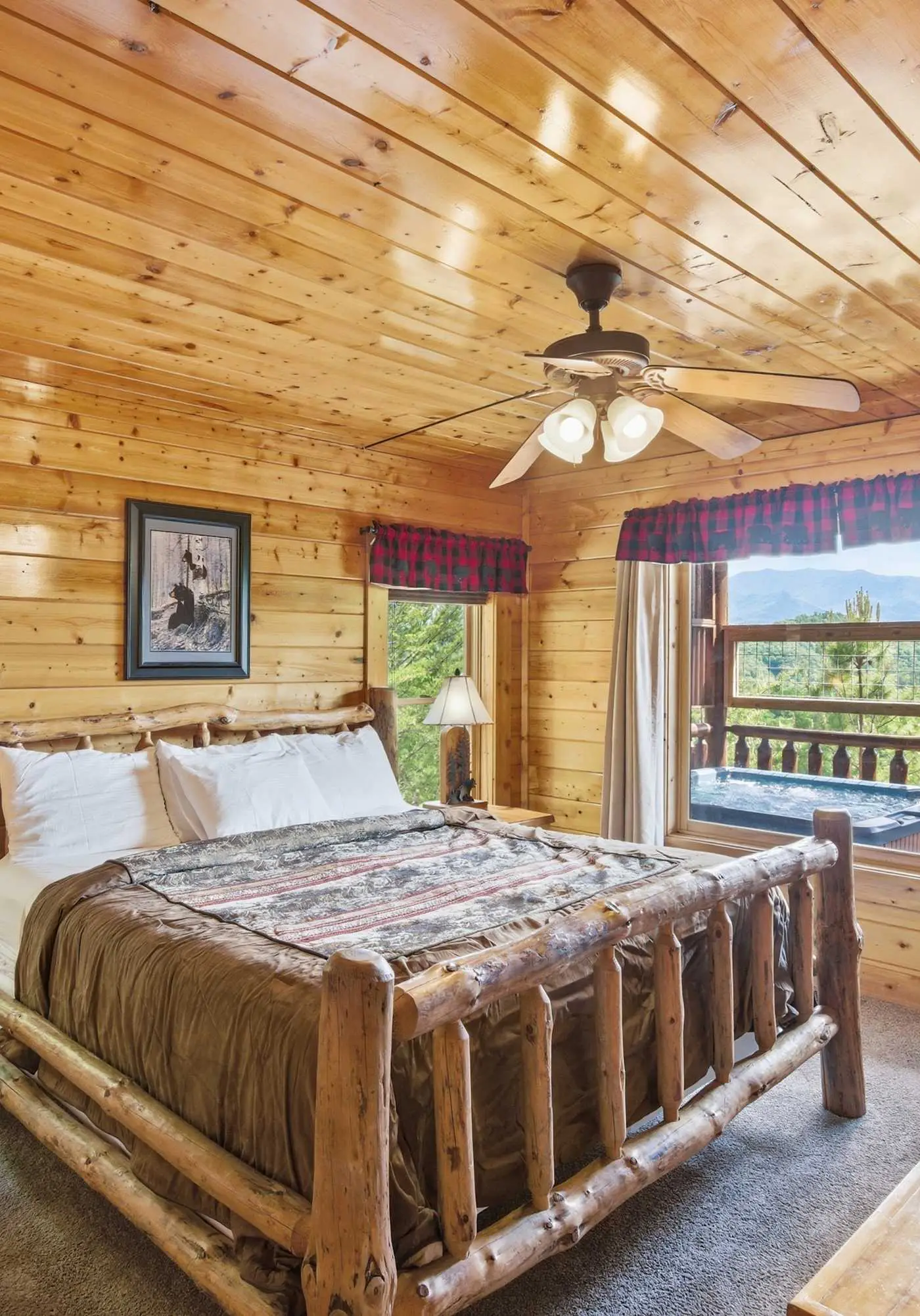 Cabin W Amazing Views・Hot Tub・Shared Sauna - Pool