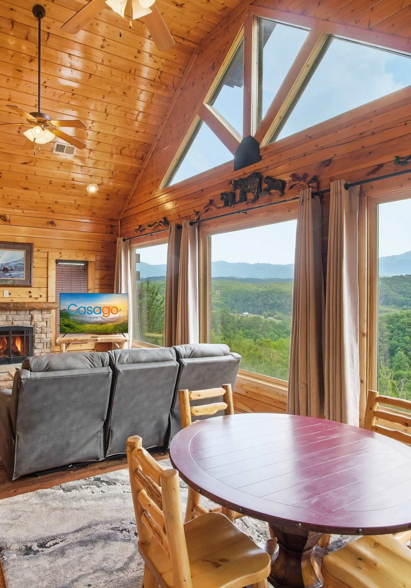 Cabin W Amazing Views・Hot Tub・Shared Sauna - Pool