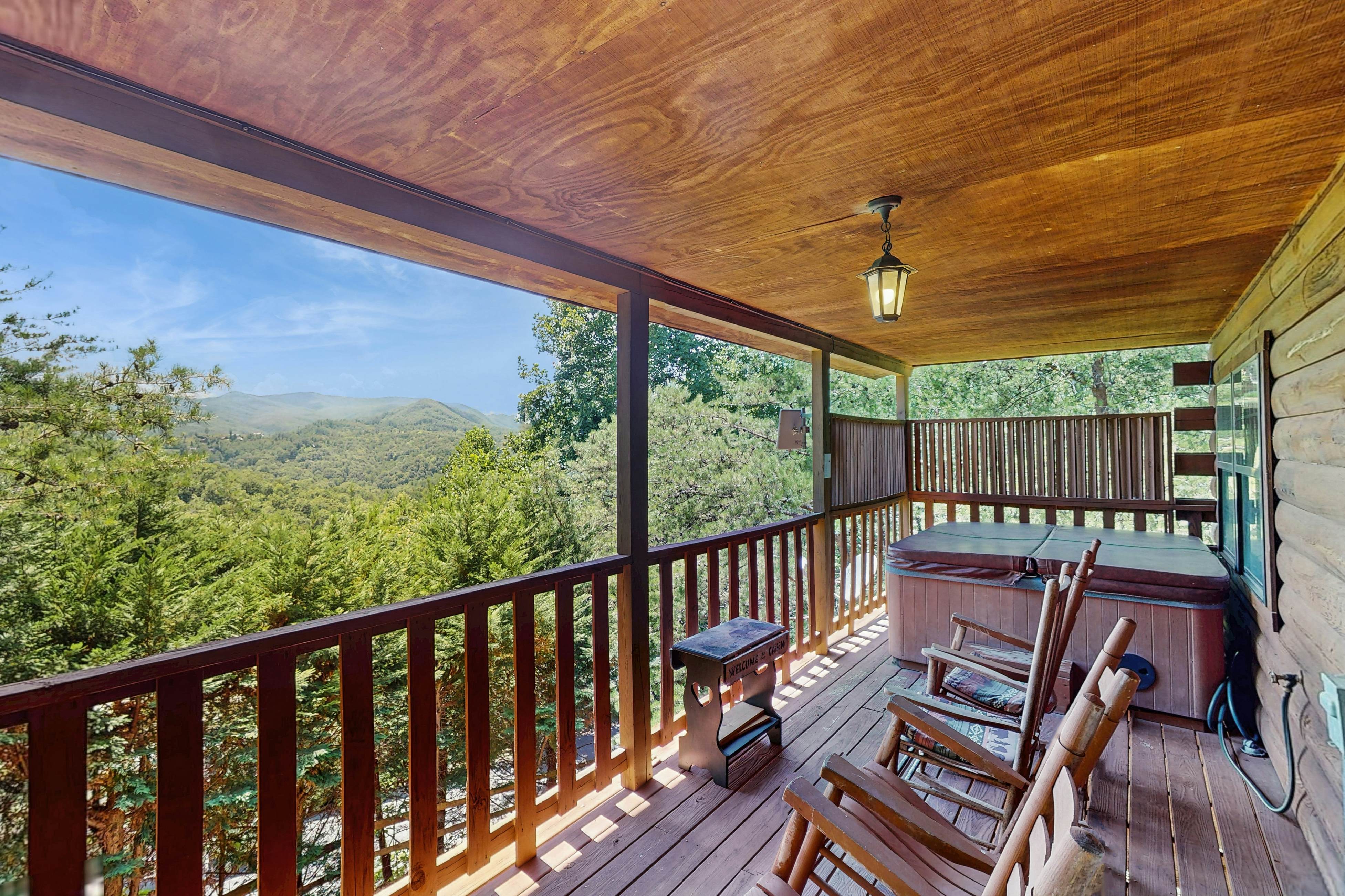 Secluded Cabin w/ Free Attraction Tickets, Hot Tub, Game Room, Picturesque Views