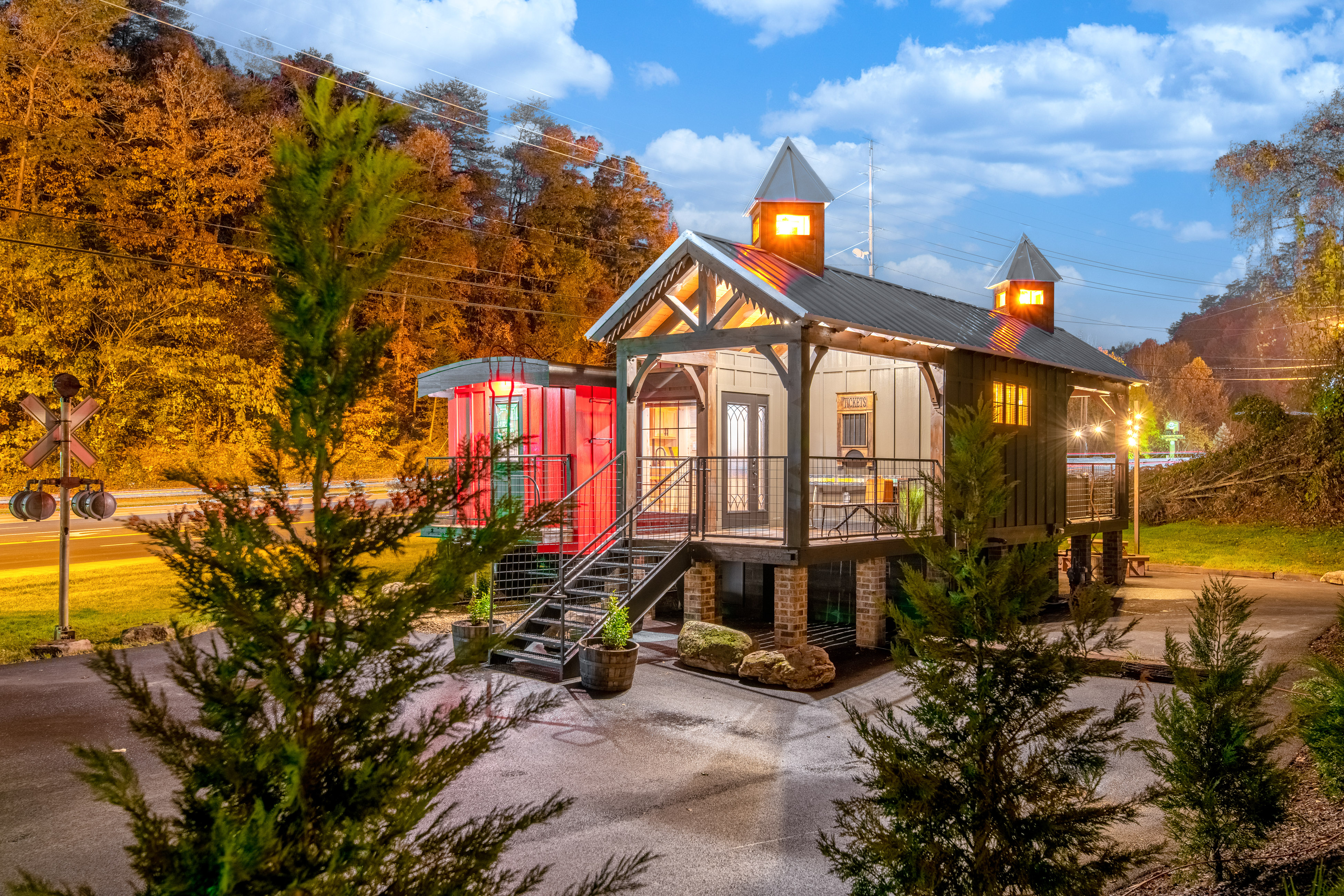 Unique & Authentic Train Depot Vacation Experience