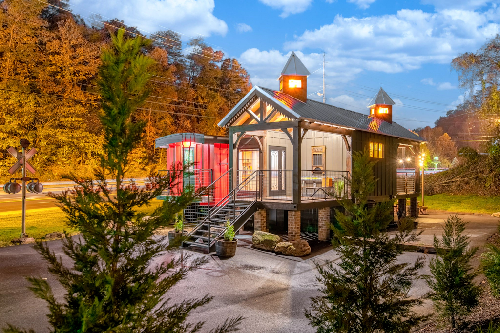Unique & Authentic Train Depot Vacation Experience