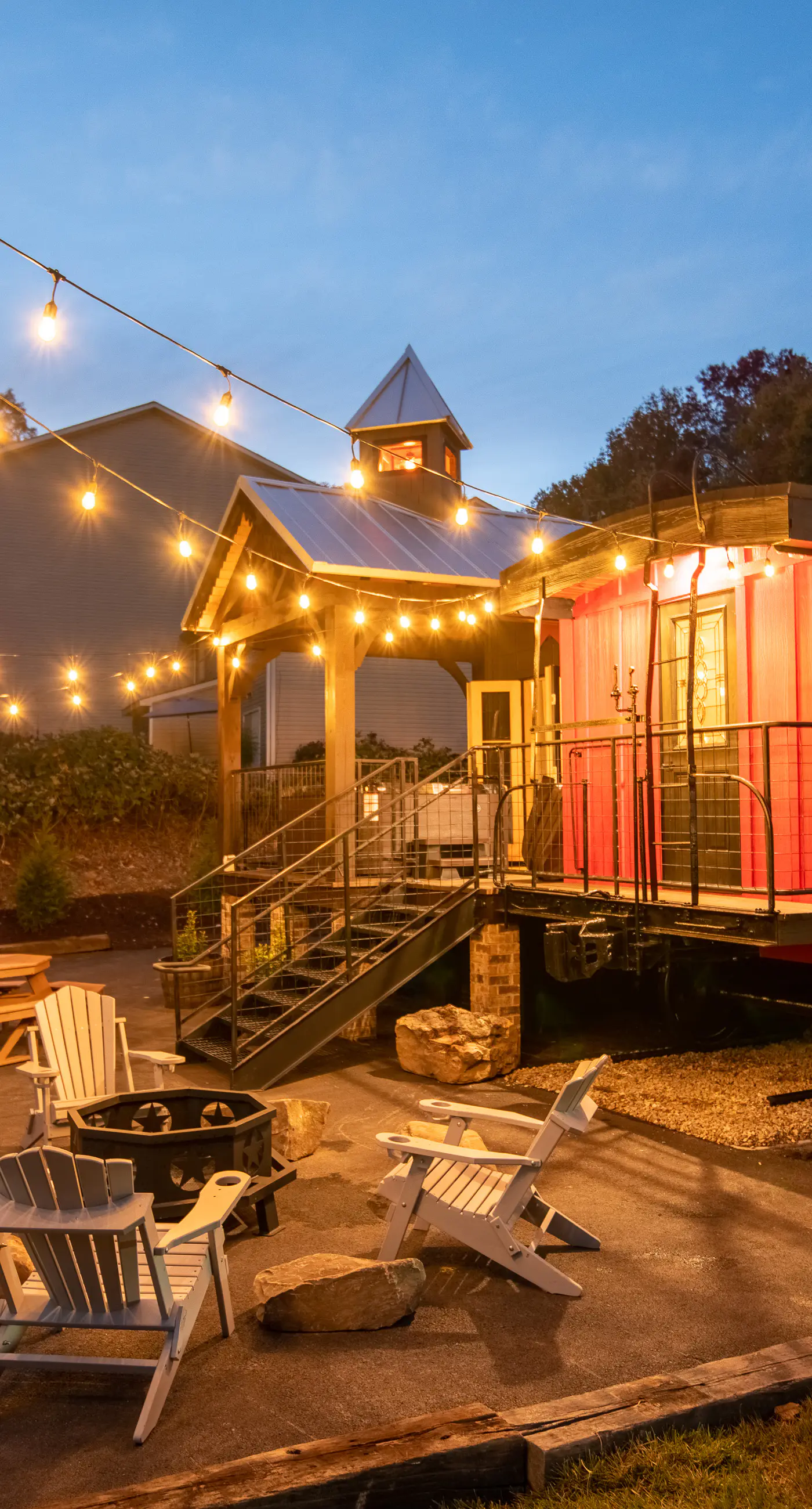 Unique & Authentic Train Depot Vacation Experience