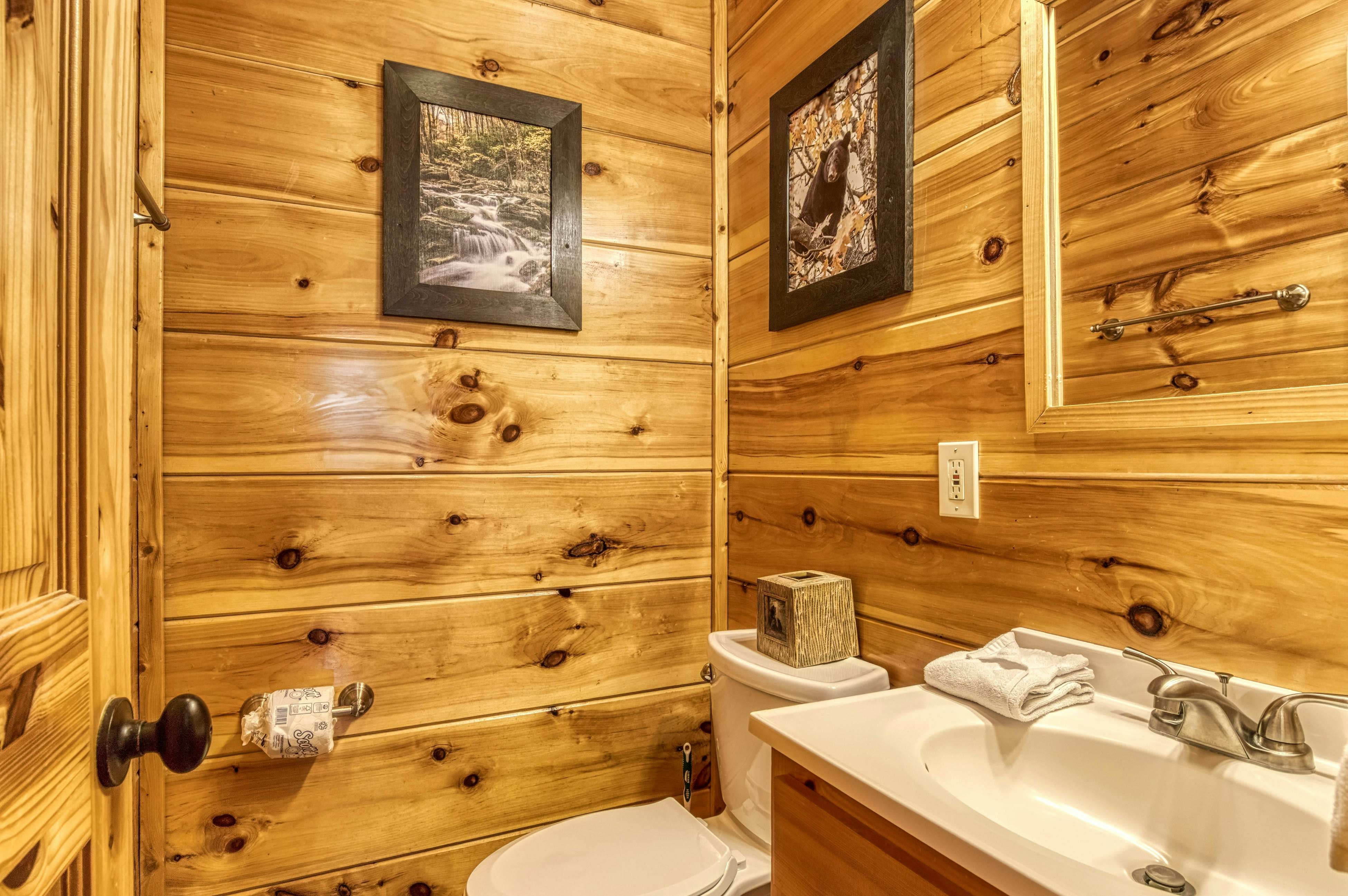 Storybook mountain-view cabin with hot tub, pool table & free attraction tickets