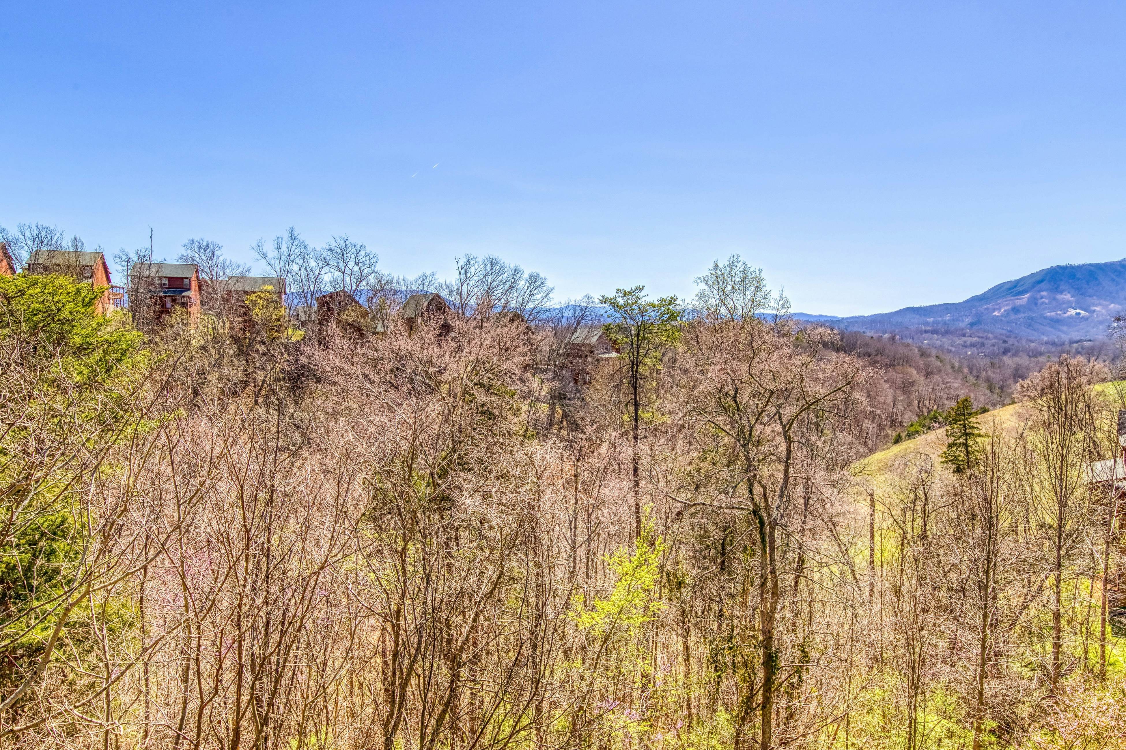 Storybook mountain-view cabin with hot tub, pool table & free attraction tickets