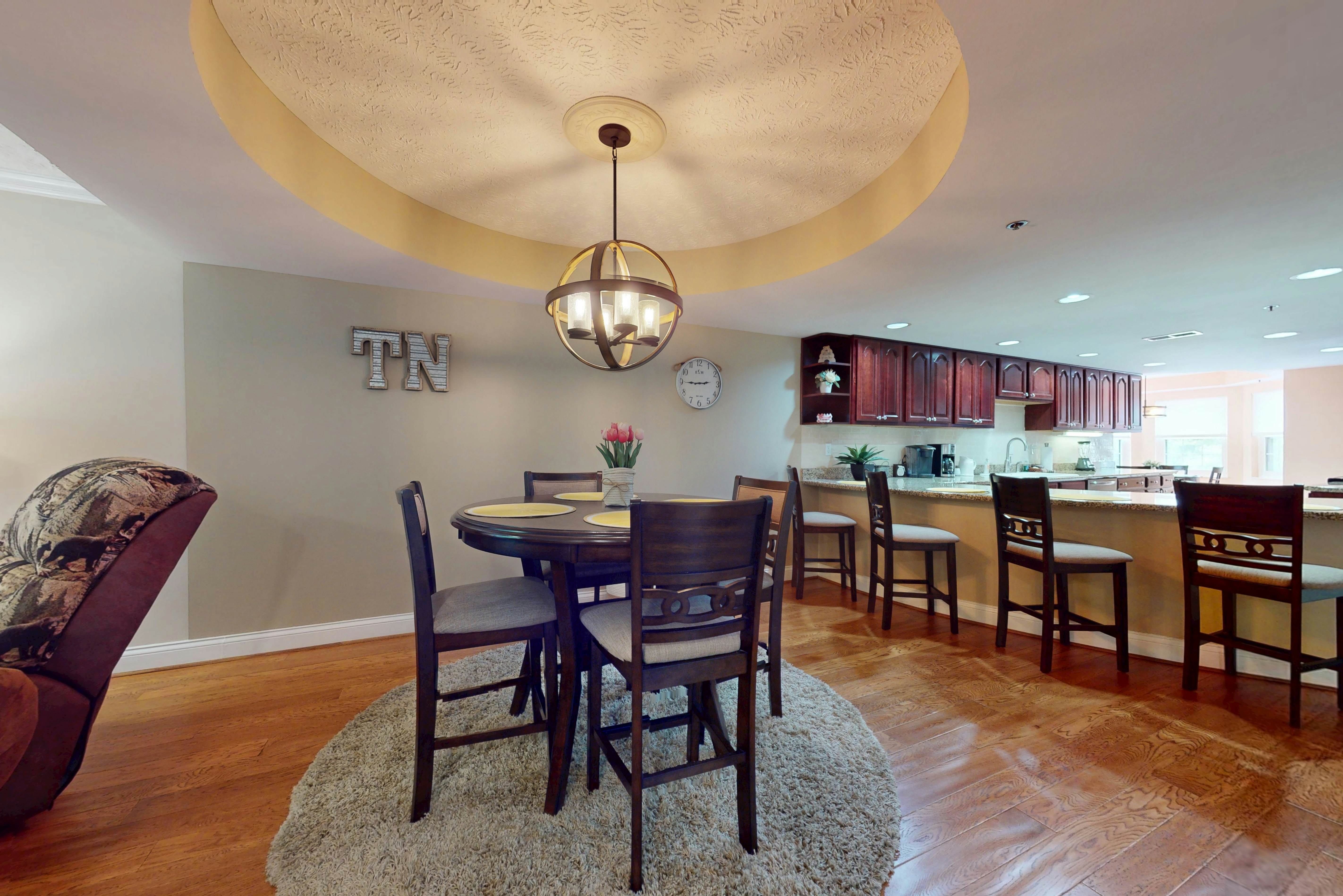 Spacious End Unit with Pool and Creekside Balcony - Walk to Downtown Gatlinburg!