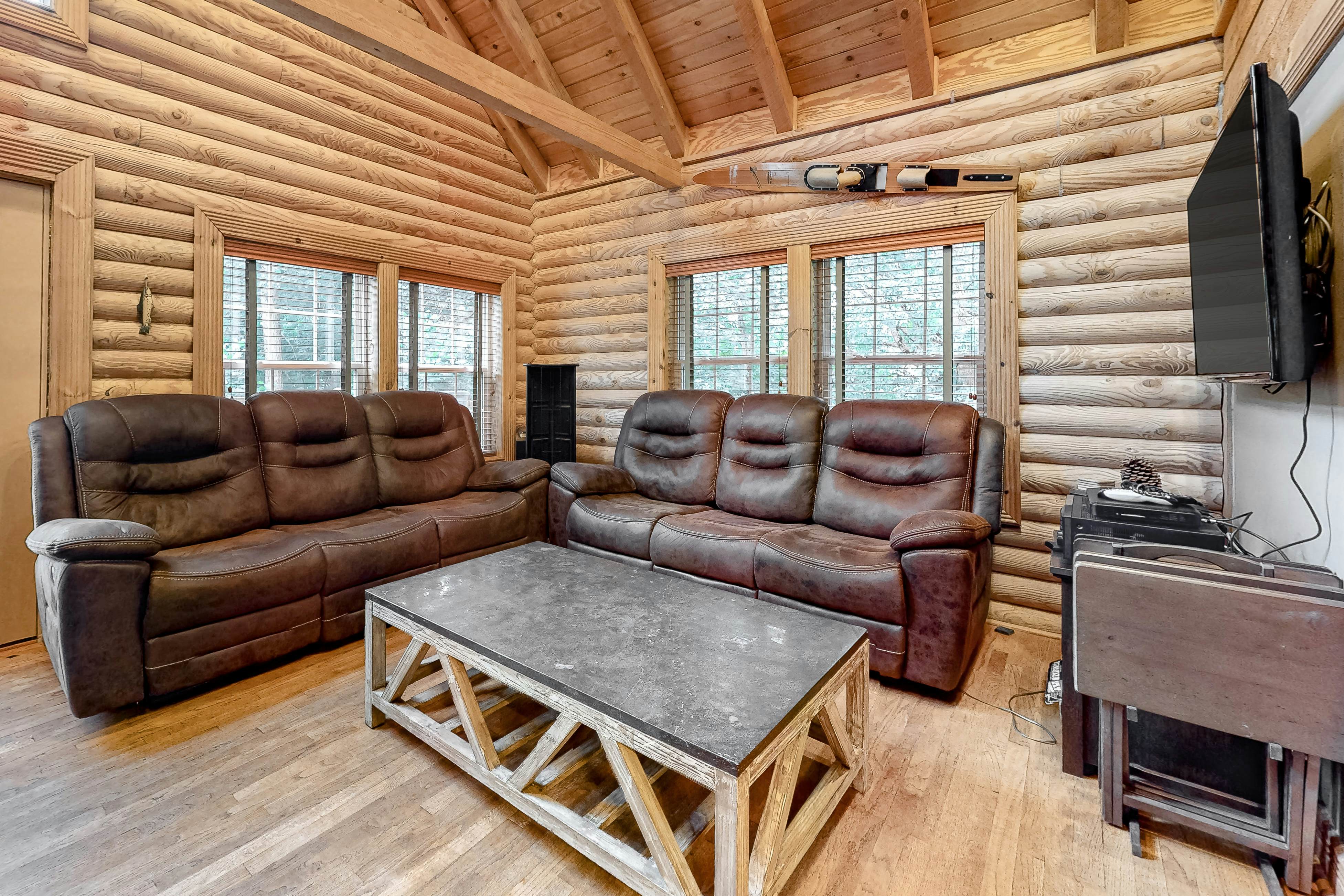 Dog-Friendly Lakefront Cabin with Hot Tub & Dock