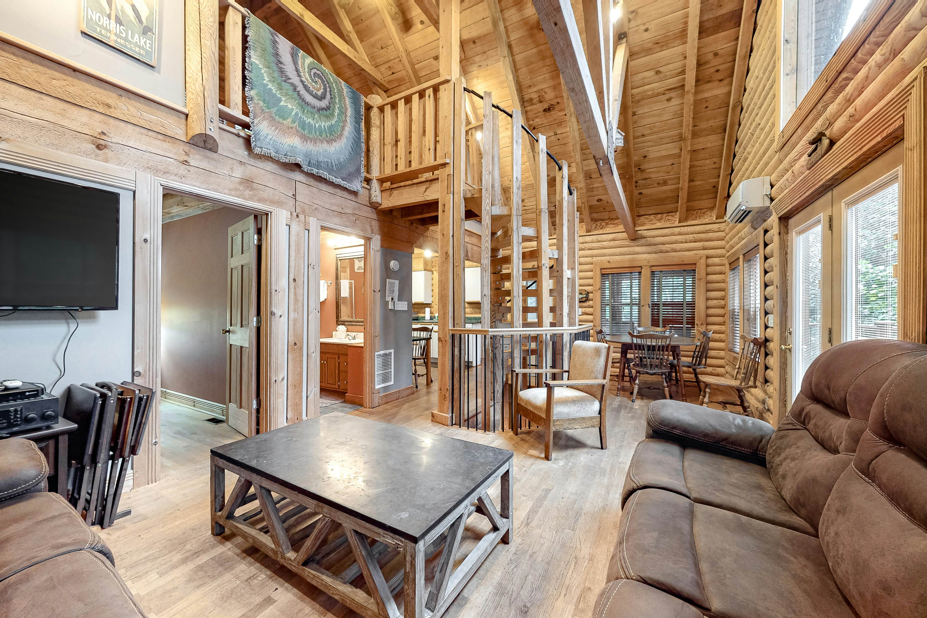 Dog-Friendly Lakefront Cabin with Hot Tub & Dock