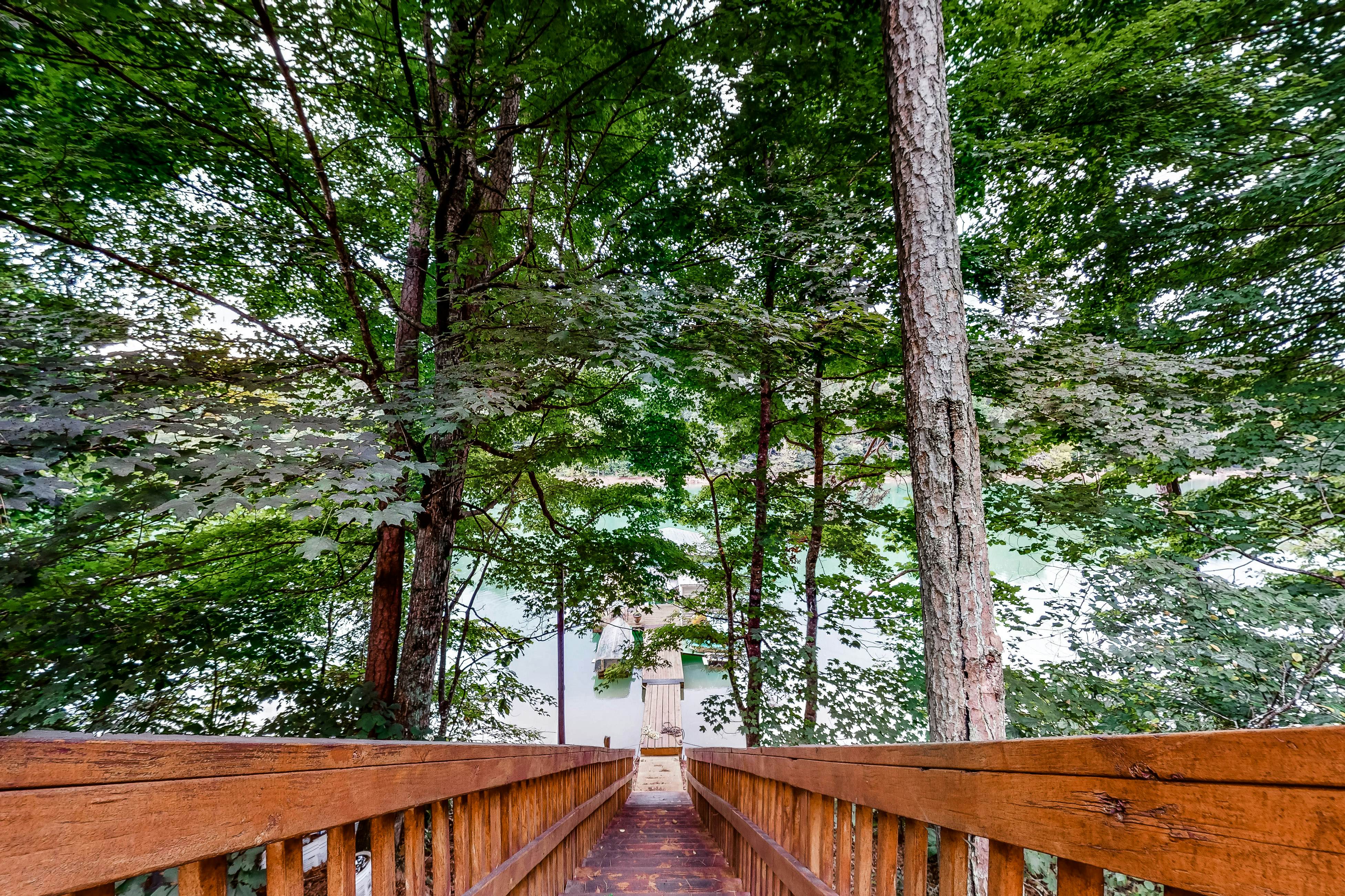 Dog-Friendly Lakefront Cabin with Hot Tub & Dock