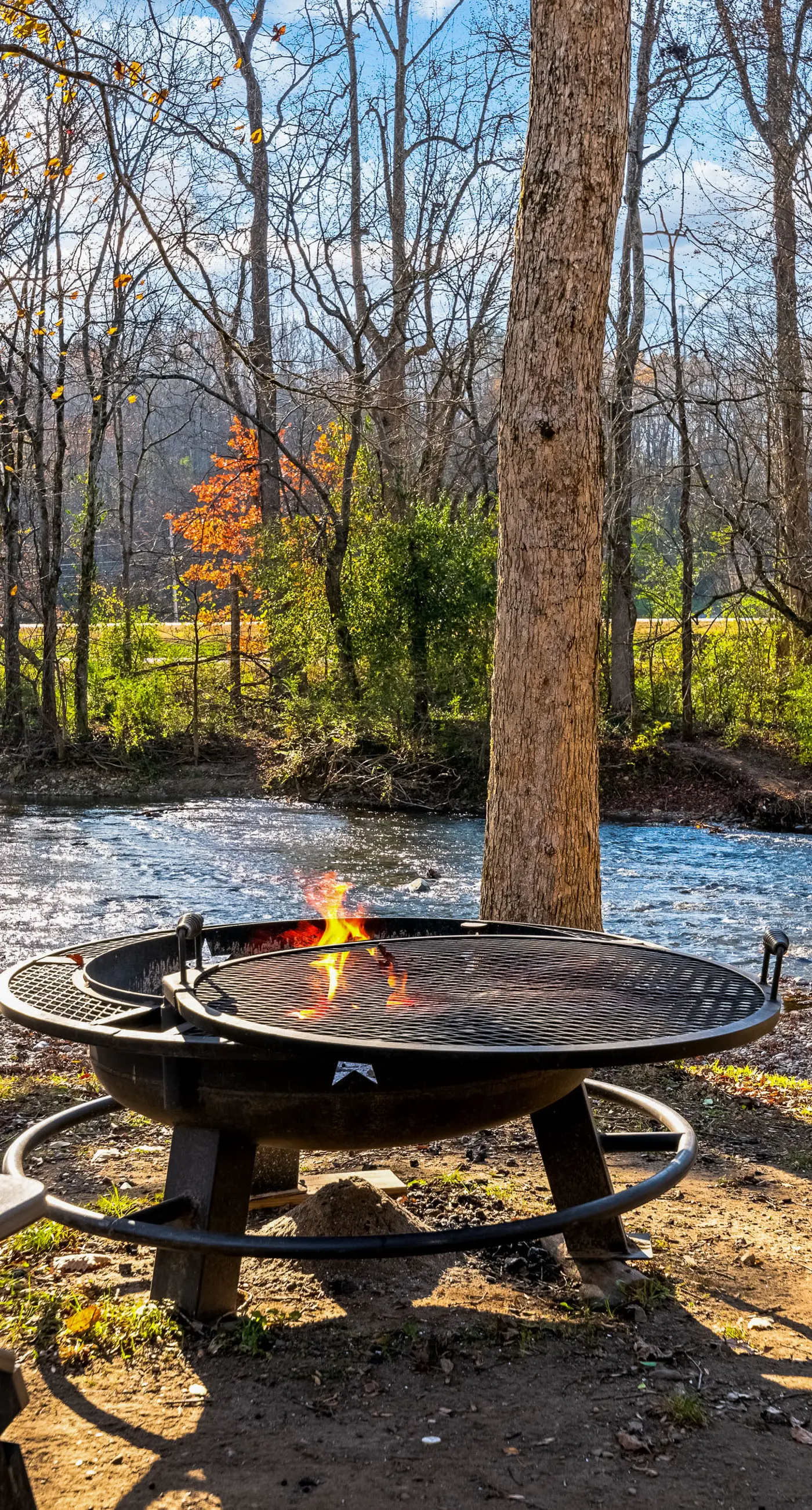 Townsend River Retreat・Lush Greenery・Grill