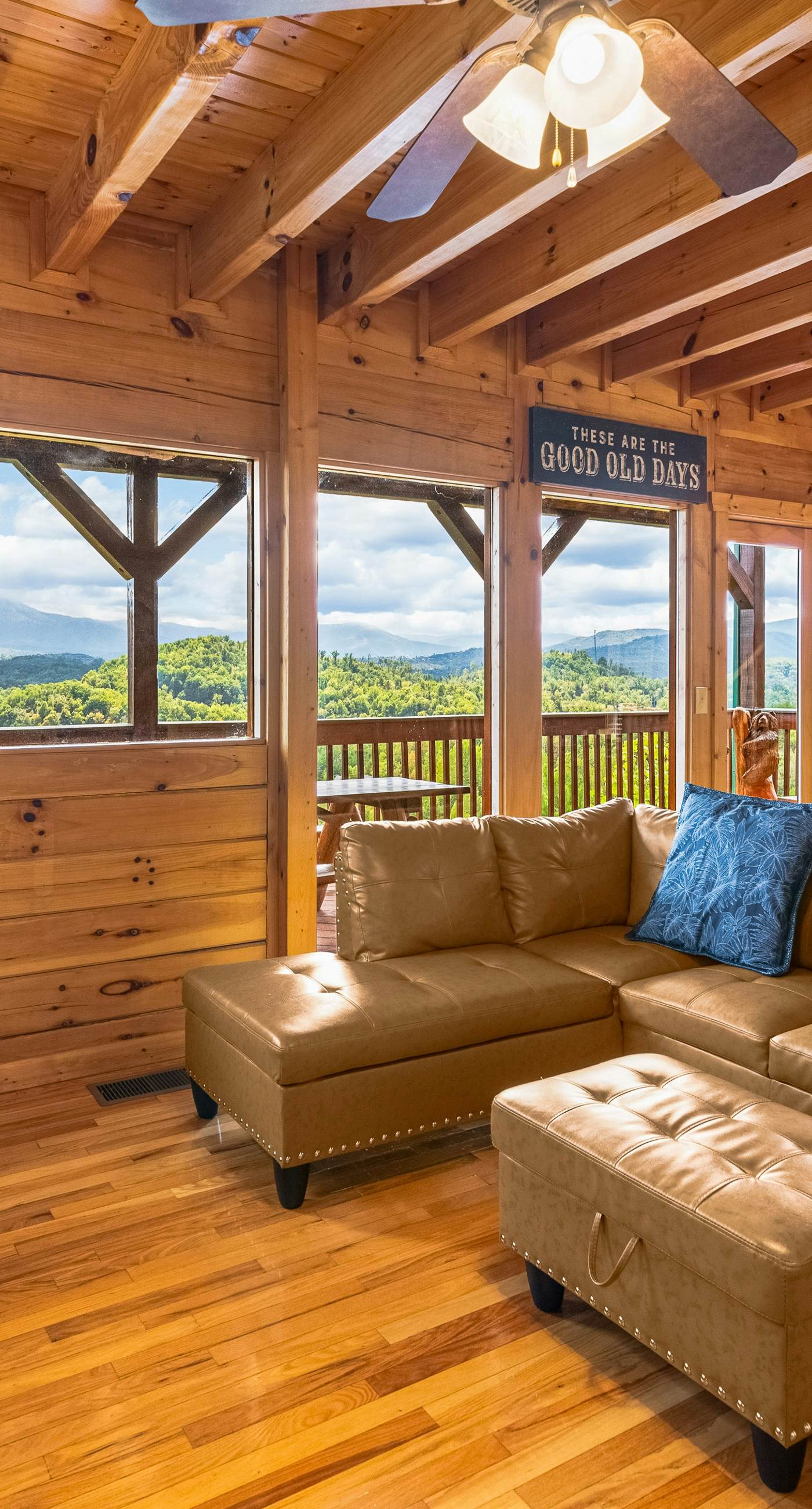 Log Cabin, Sleeps 6, Stunning Mtn View, Hot Tub, Pool
