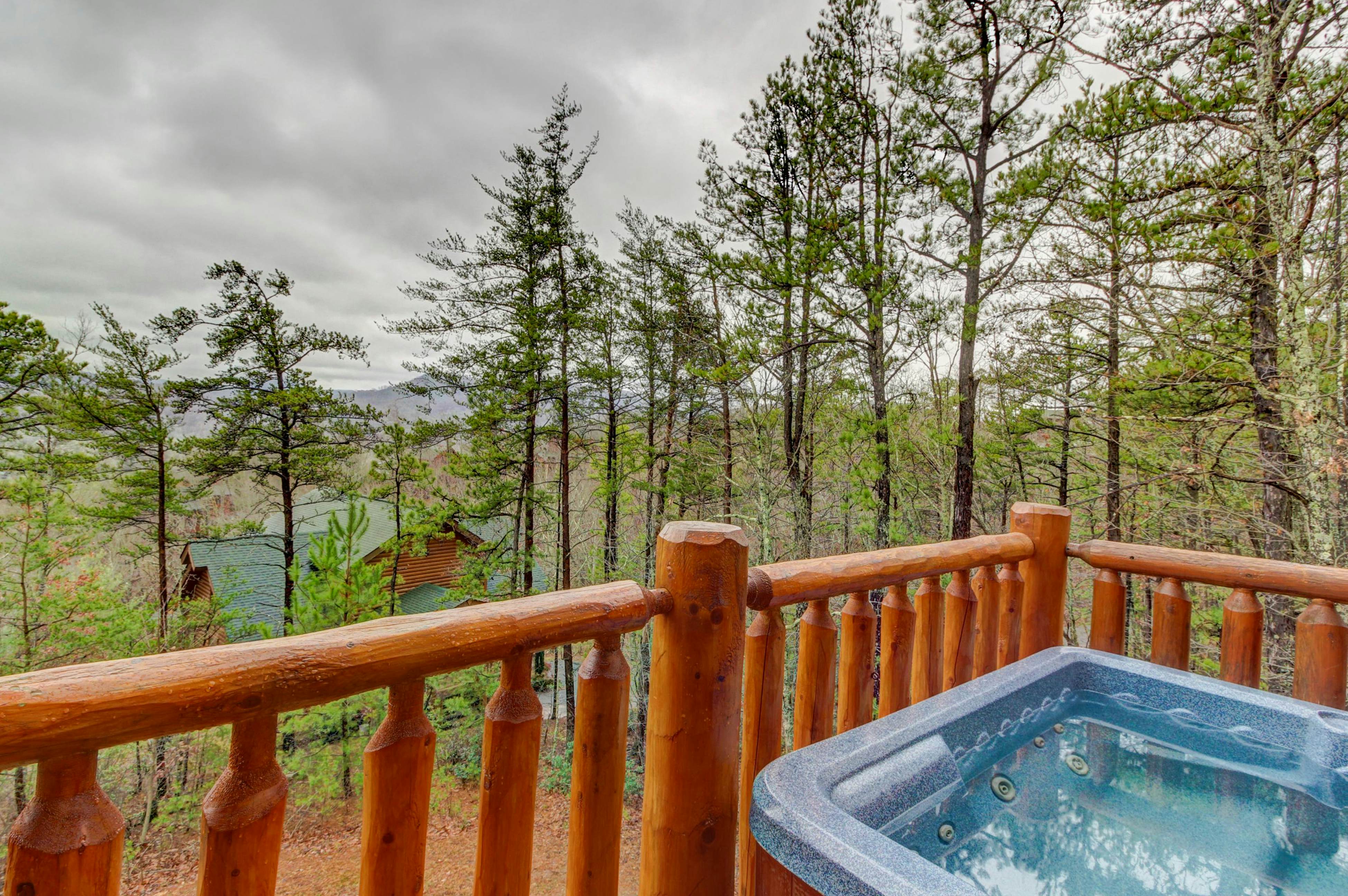 Cabin w/Hot Tub & Free Attraction Tickets + Access for Guests w/Limited Mobility
